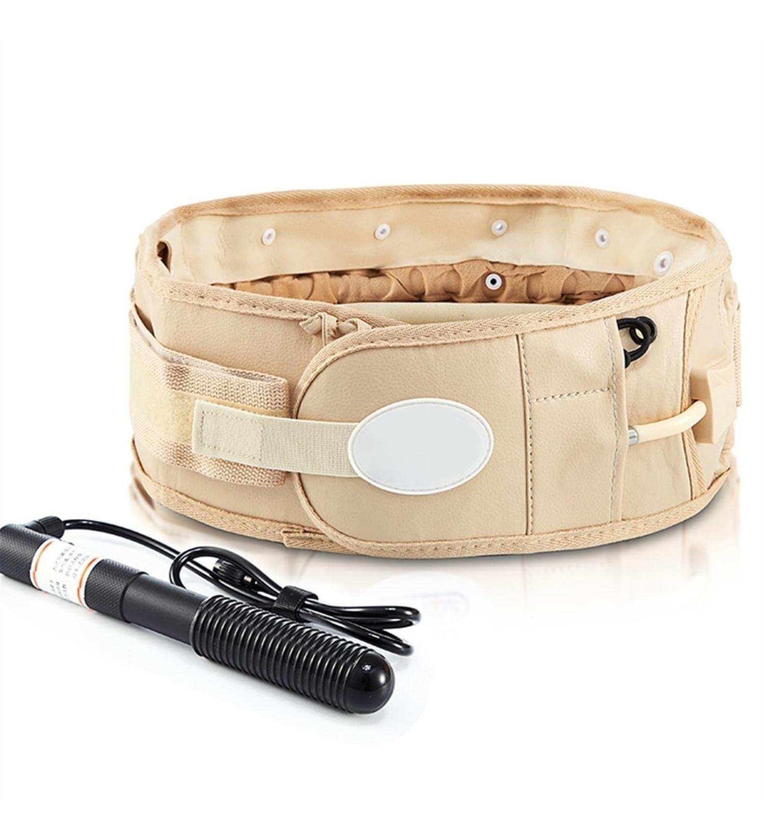 Alkani Decompression Belt for Back Pain Relief | Lumbar Support & Spine Traction Device | Lower Back Massage Belt - Mint Color - Buy Online on GoSupps.com