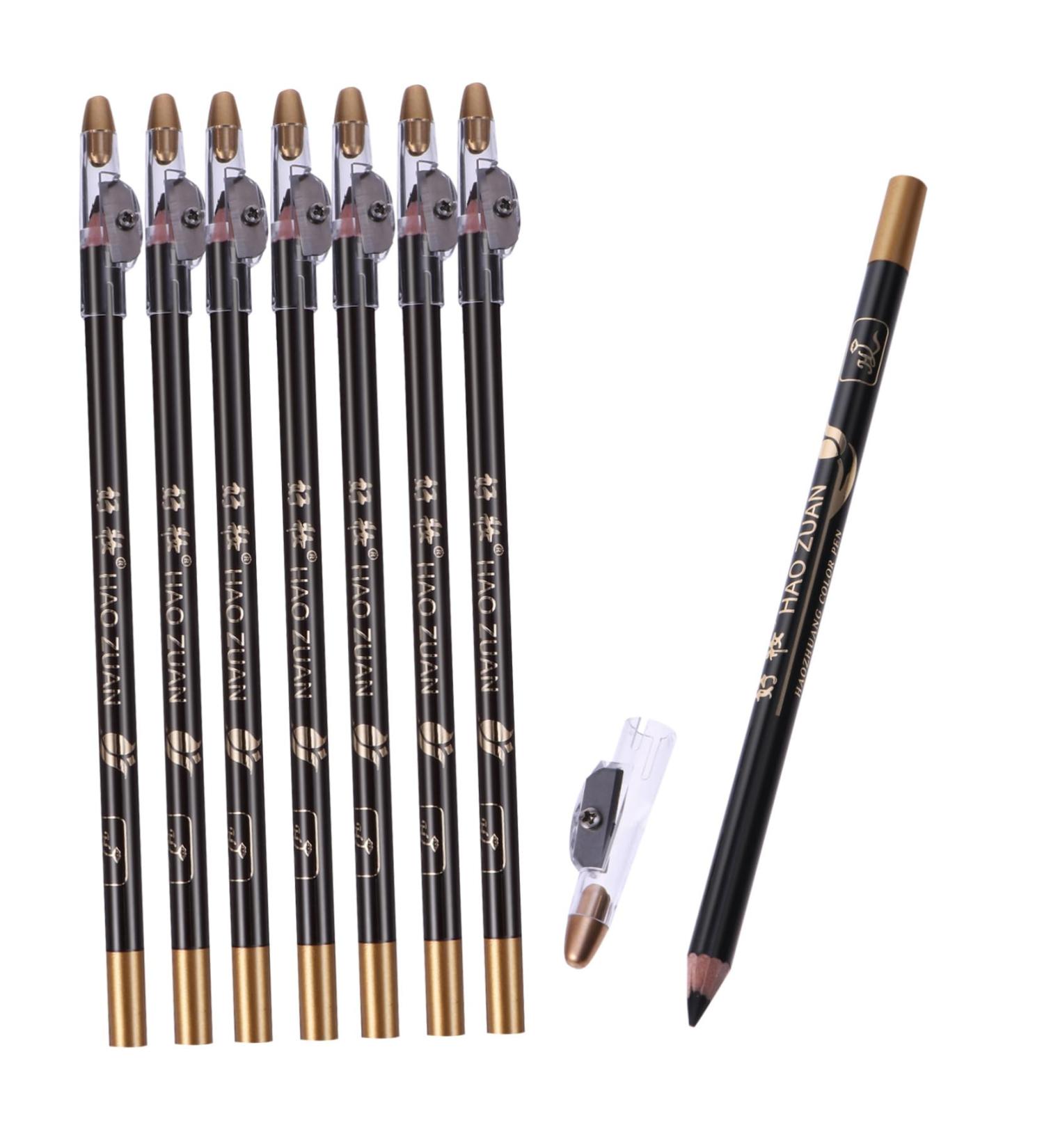 FOYTOKI 8pcs Pencil Sharpener Eyebrow Pencil Eyebrow Pen Pencil Lasting Eyebrow Pencil Makeup Pencils 1 count (Pack of 1) Black - Buy Online on GoSupps.com