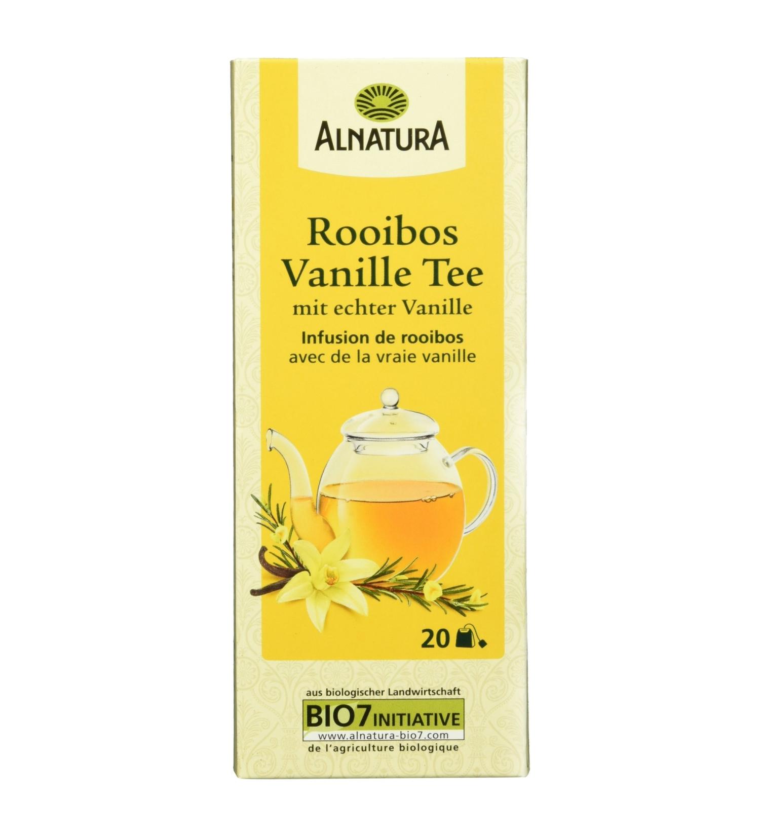 Alnatura Organic Rooibos Vanilla Tea - 20 Bags (30g) | Authentic Vanilla Flavor | Shop Internationally - Buy Online on GoSupps.com