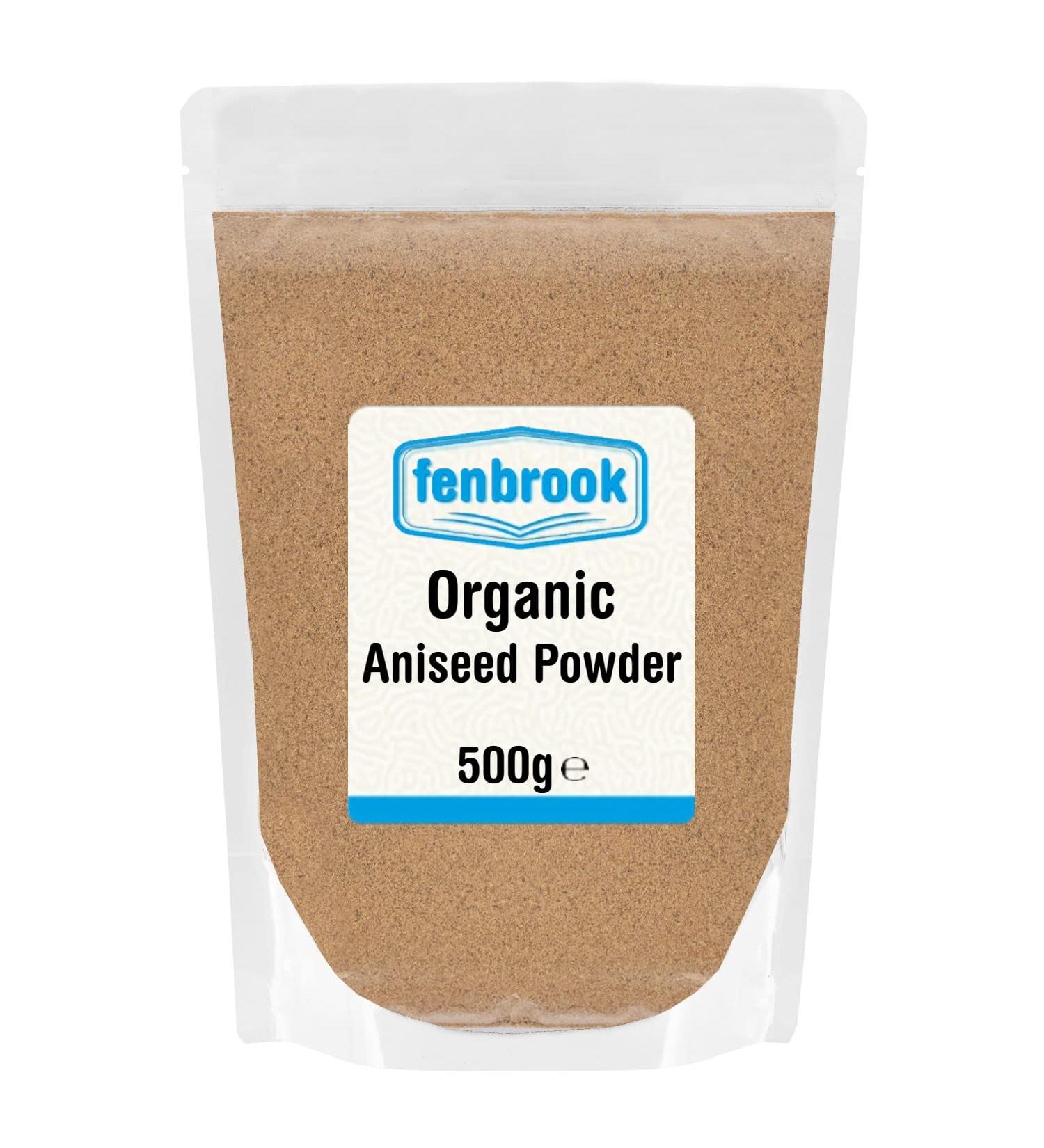 Organic Aniseed Powder 500g | Certified Organic by Fenbrook Organic - Buy Online on GoSupps.com