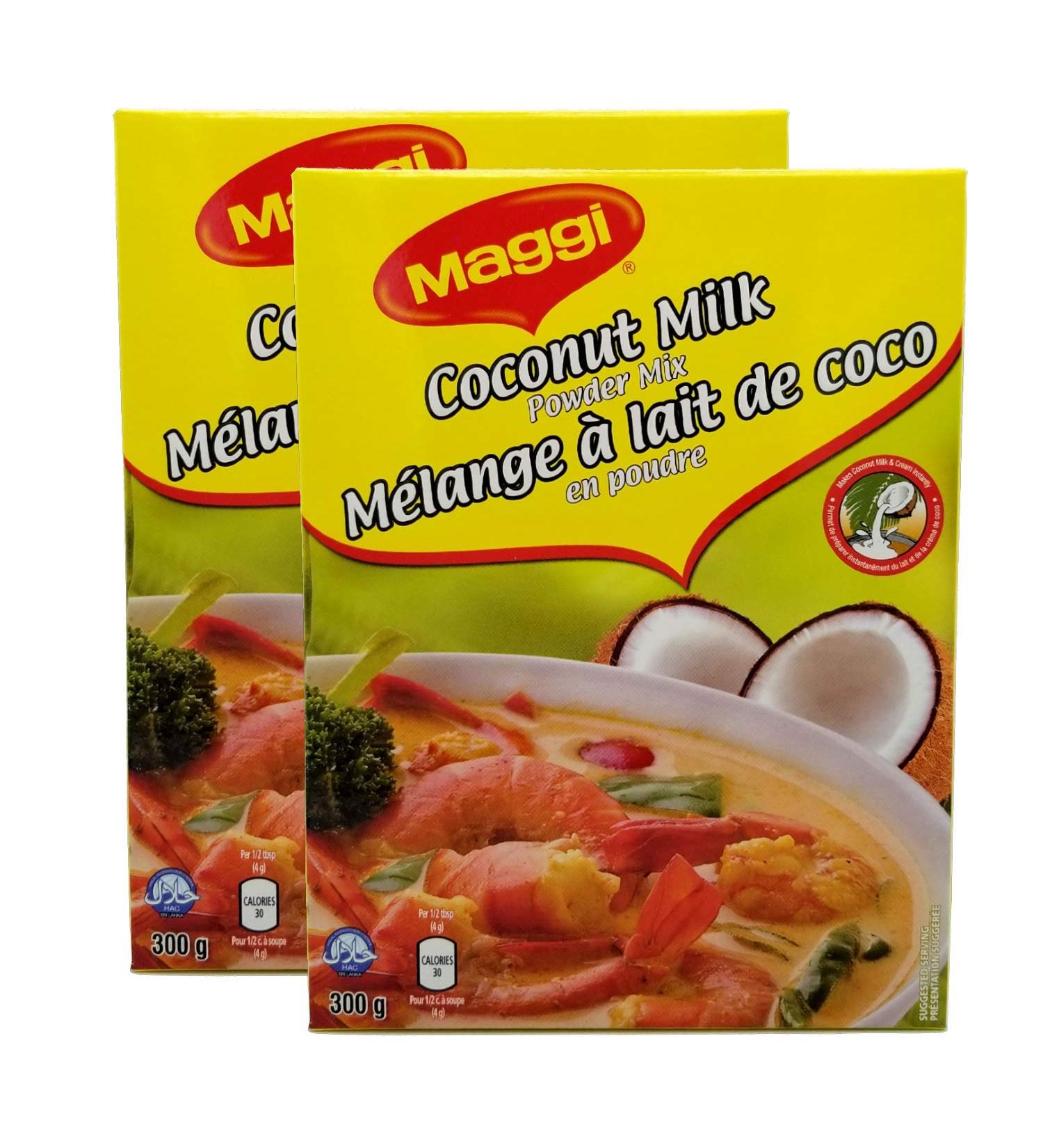 Maggi Instant Coconut Milk Powder Mix 10.6oz (300g) - Pack of 2 - Buy Online on GoSupps.com