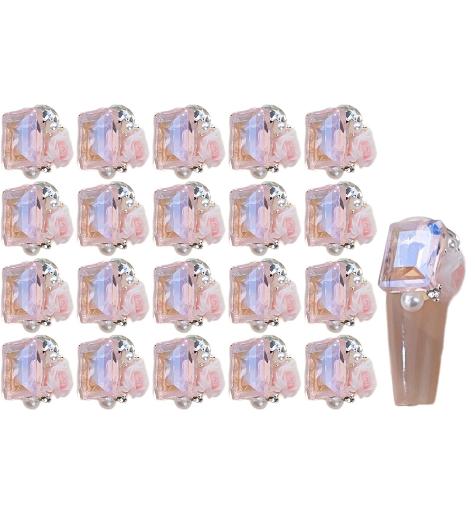 4 Pack Multi-Shaped Nail Rhinestones Cute Flower Nail Crystal Nails Art Nails Art Decorations for Party 4 Pack Nail Rhinestones Nail Flower Nail Crystal Nails Decoration Hy320 - Buy Online on GoSupps.com
