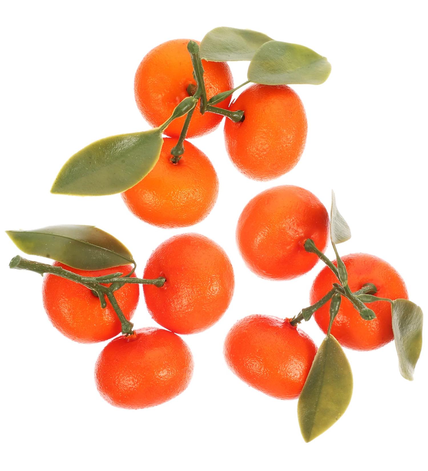 Zerodeko 3pcs Simulation Sugar Orange Plastic Fruit Decor Orange Model House Decorations for Home Artificial Orange Home D cor Playhouse Toy Photo Prop Household Showcase Foam - Buy Online on GoSupps.com