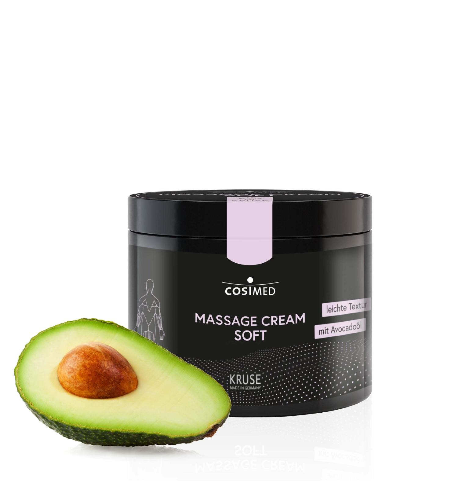 Black Edition Massage Cream Soft with Avocado Oil - 500ml | Buy Online | International Shipping - Buy Online on GoSupps.com