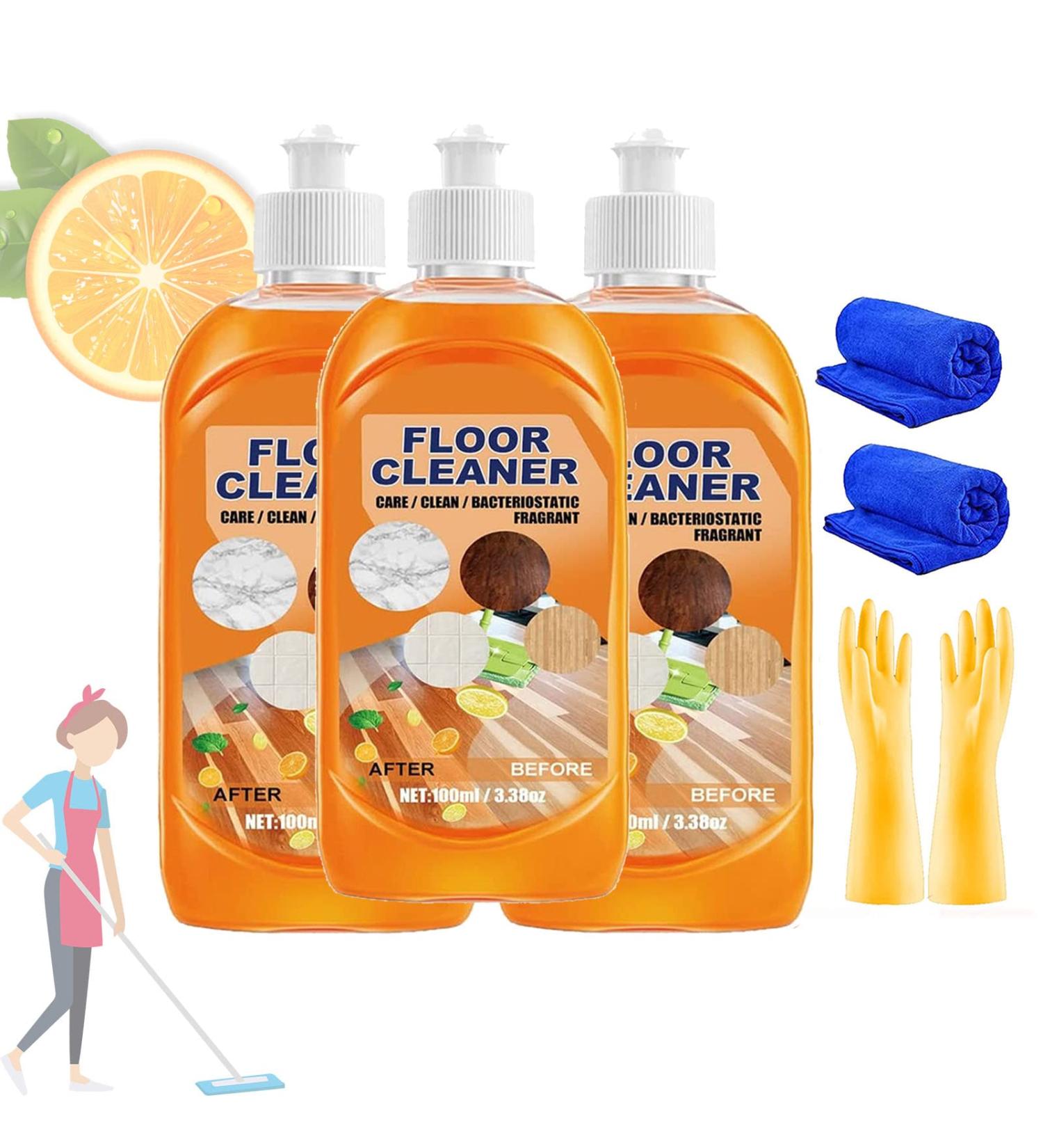 DENGWANG Ondaum Floor Cleaner Ondaum Bathroom Cleaner Powerful Decontamination Floor Cleaner Polishing Brightening Tile Cleaner Wood Floor Cleaner and Polish (3PCS) - Buy Online on GoSupps.com
