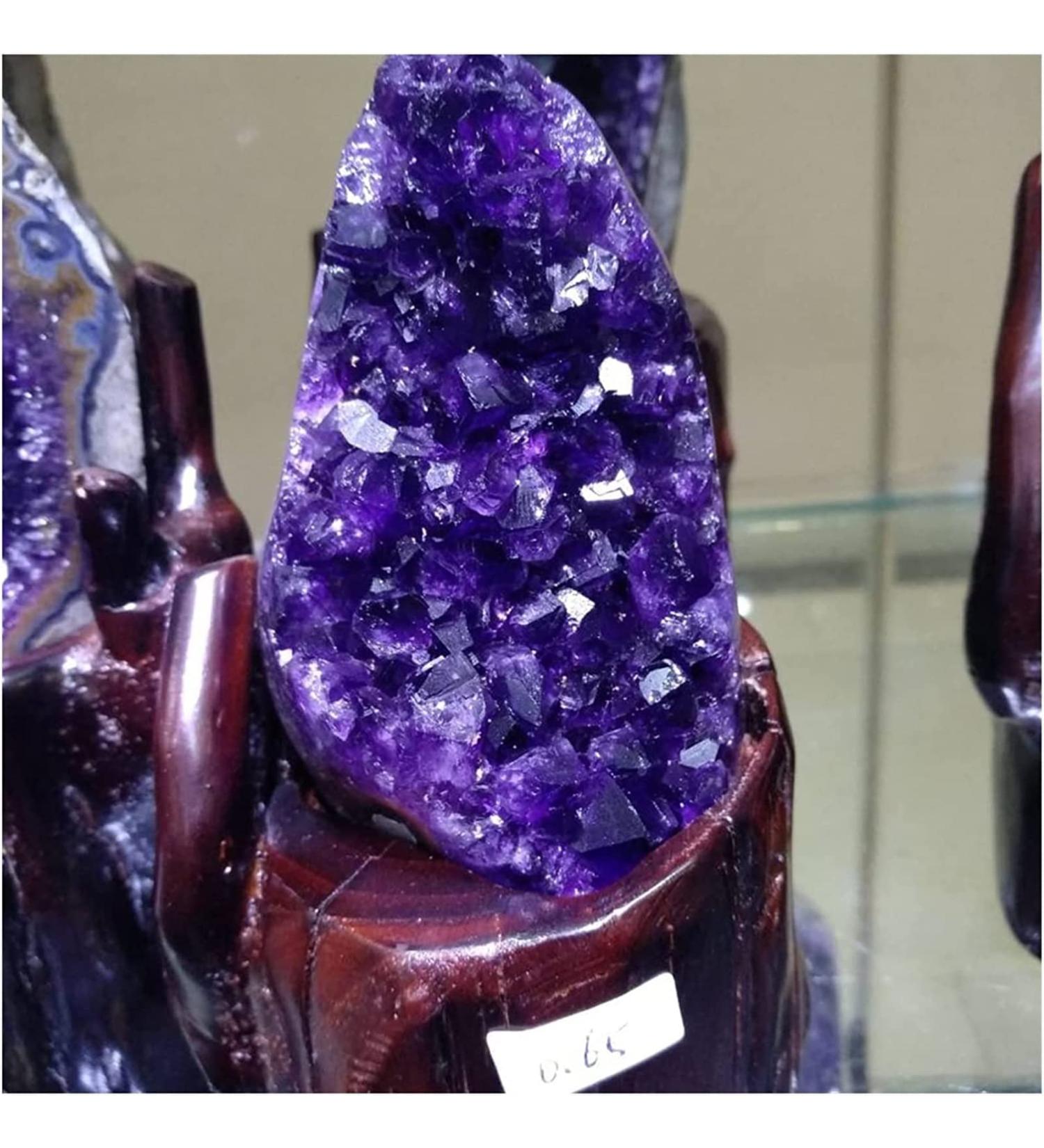Amethyst Rough Stone Amethyst Quartz Cluster - Uruguayan Chakra Reiki Balancing - Buy Online on GoSupps.com
