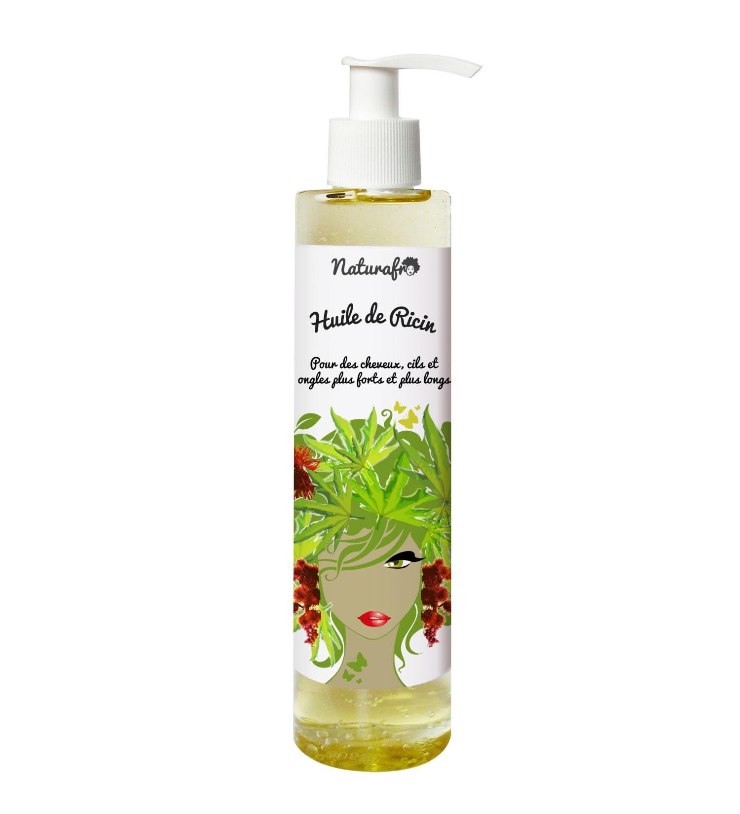 Naturafro - Castor oil for hair, eyelashes and nails - 250 ml