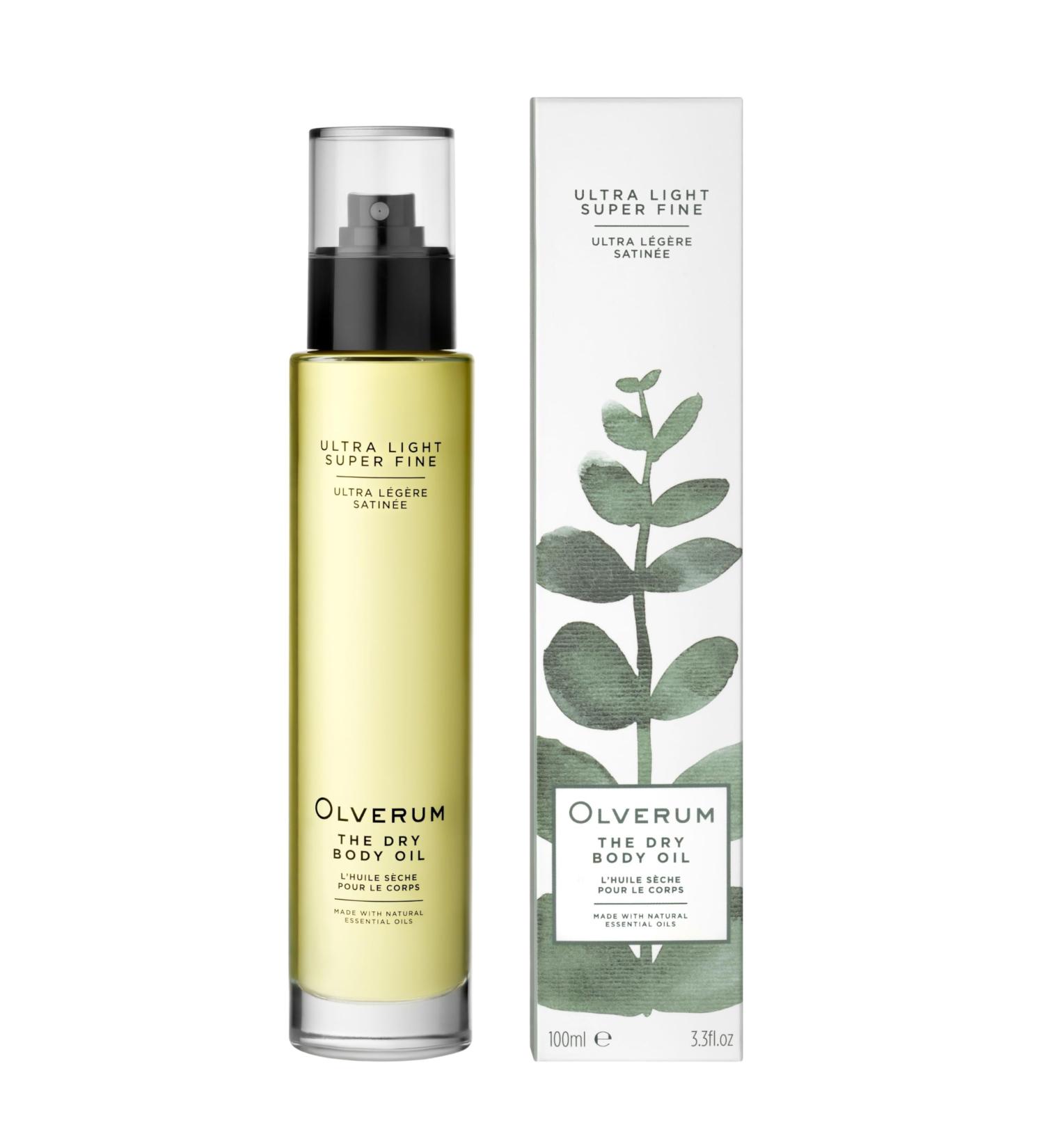 OLVERUM Natural Dry Body Oil | Vegan & Cruelty-Free Fast-Absorbing Clean Beauty 100ml for Intense Hydration - Buy Online on GoSupps.com