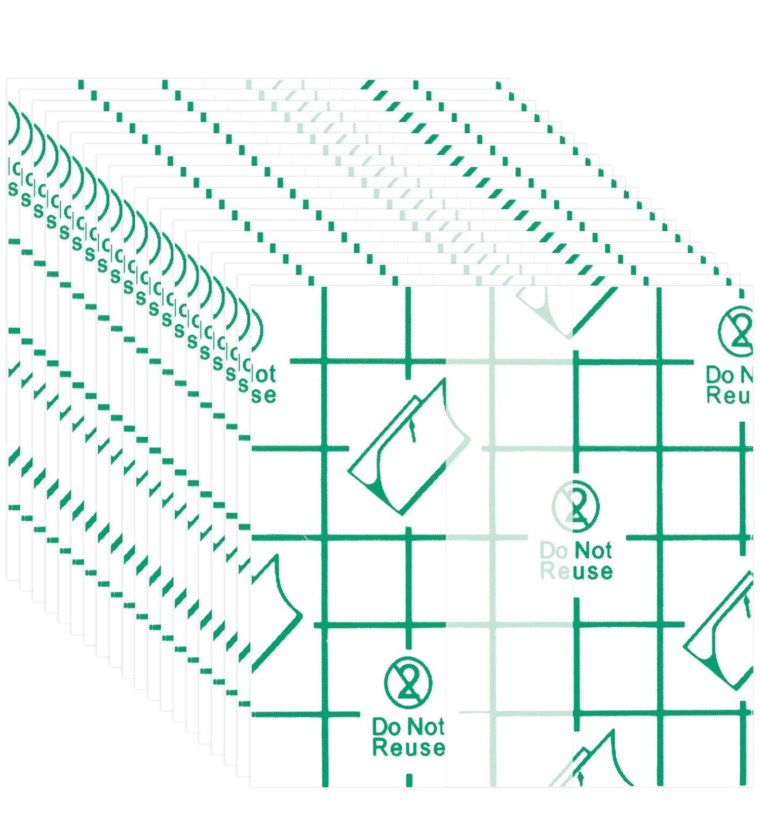 ANCIRS 150pcs Disposable Makeup Hand Palettes - Waterproof PU Cosmetic Palettes for Artists & Women - Buy Online on GoSupps.com