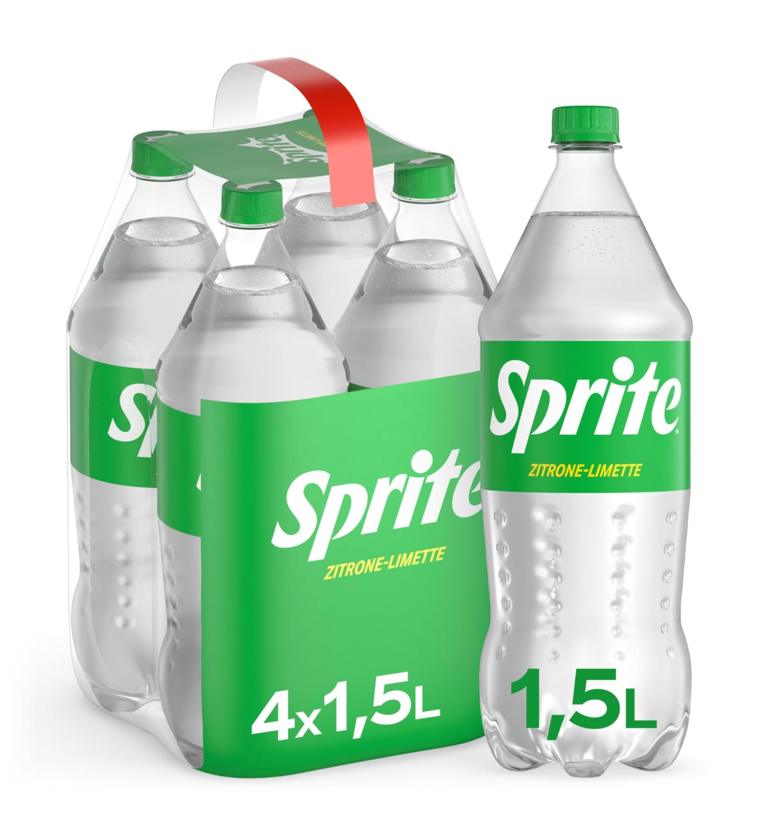 Sprite Disposable Lemon (4 x 1.5L) - Refreshing Soft Drink Pack for International Shipping - Buy Online on GoSupps.com