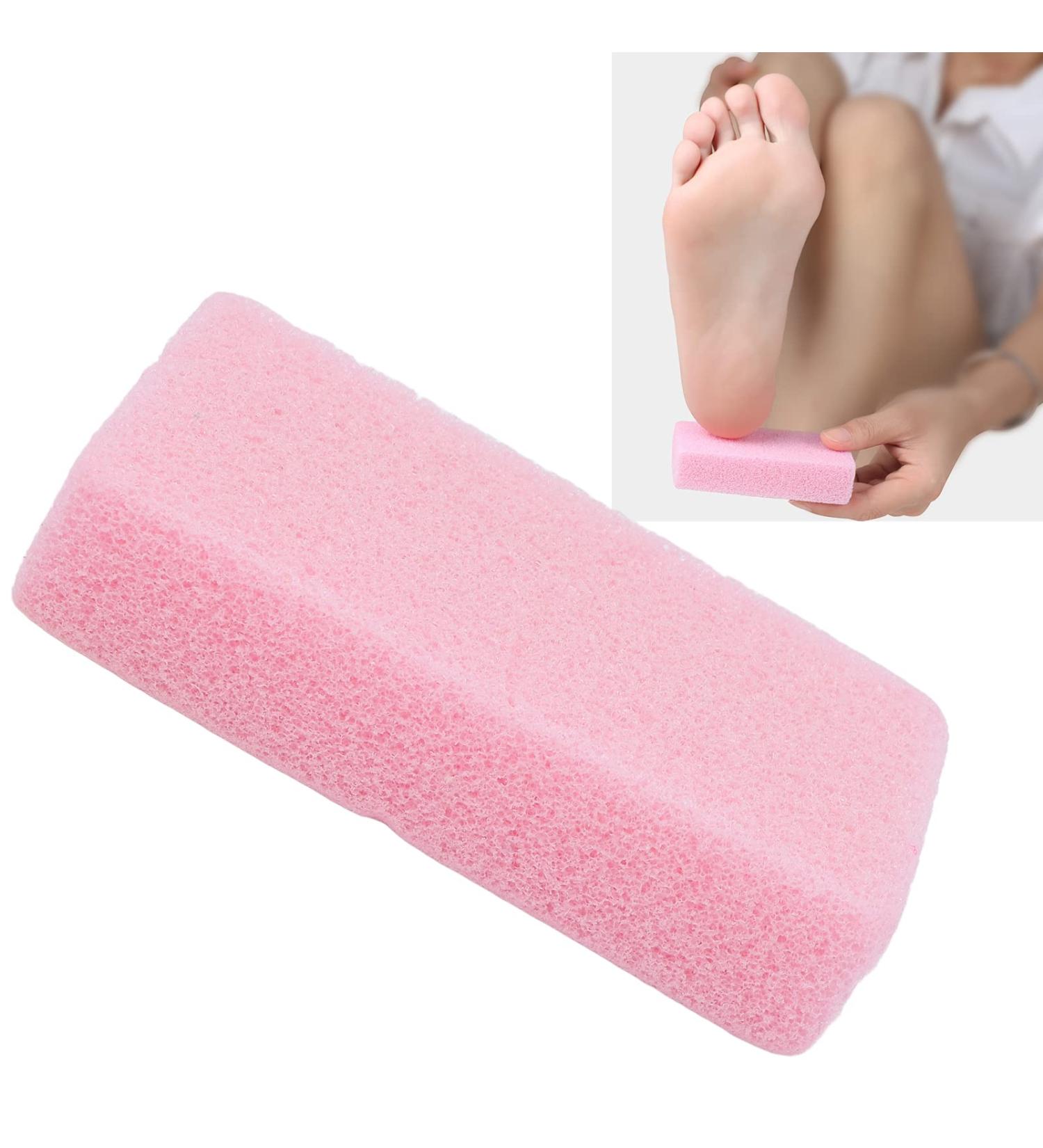 Professional Pumice Stone for Feet | Effective Dead Skin Remover & Pedicure Tool | Pink Foot Scrubber for Smooth Feet - Buy Online on GoSupps.com