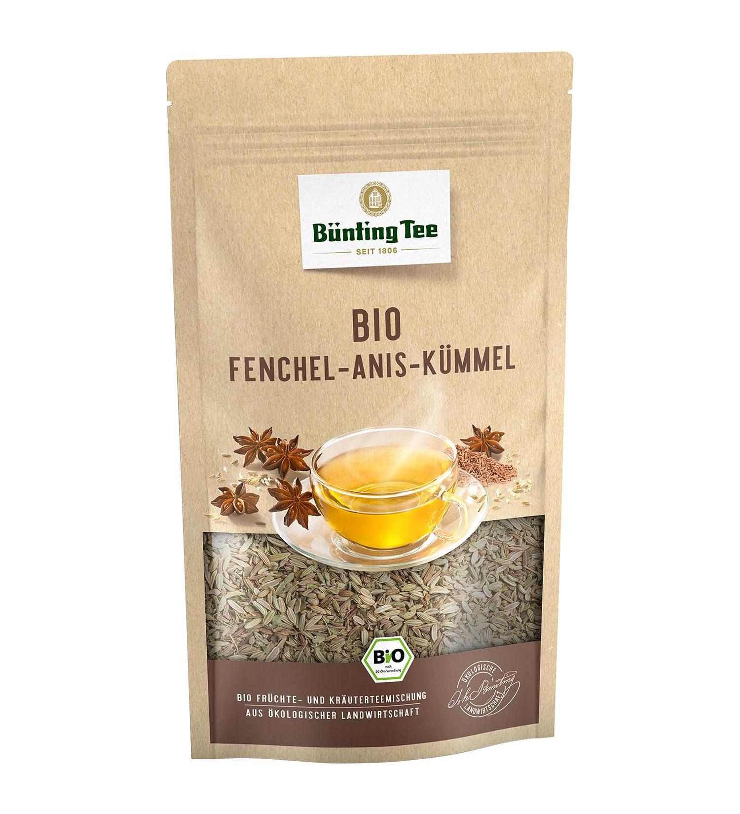 B nting Tee Bio Fenchelaniskummel 100 g loose tea pack of 3