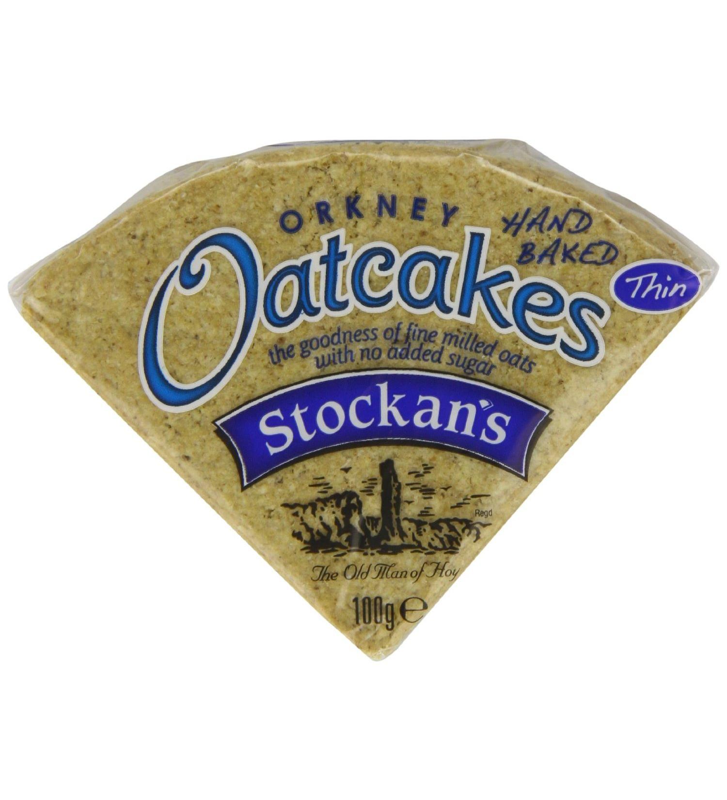 Stockan Original Pack of 6 fine oat cakes 100 g - Buy Online on GoSupps.com