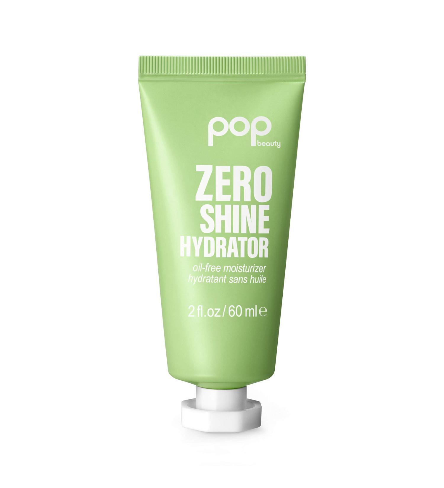 POPBEAUTY Zero Shine Hydrator | Oil Free Hydrating Moisturizer | Cactus Fruit Extract and Ceramides Soothe Skin | 2 Fl Oz