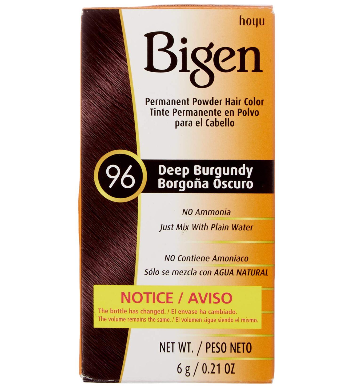 Bigen Hair Color Powder - Deep Burgundy #96 | Premium International Shipping - Buy Online on GoSupps.com