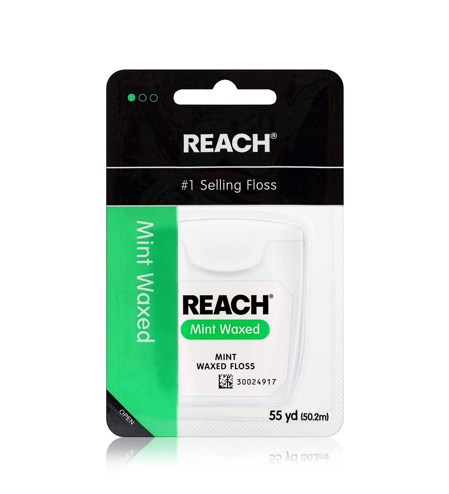 Buy Johnson & Johnson Reach Interdental Floss - Mint Waxed 55 yds | International Shipping Available - Buy Online on GoSupps.com