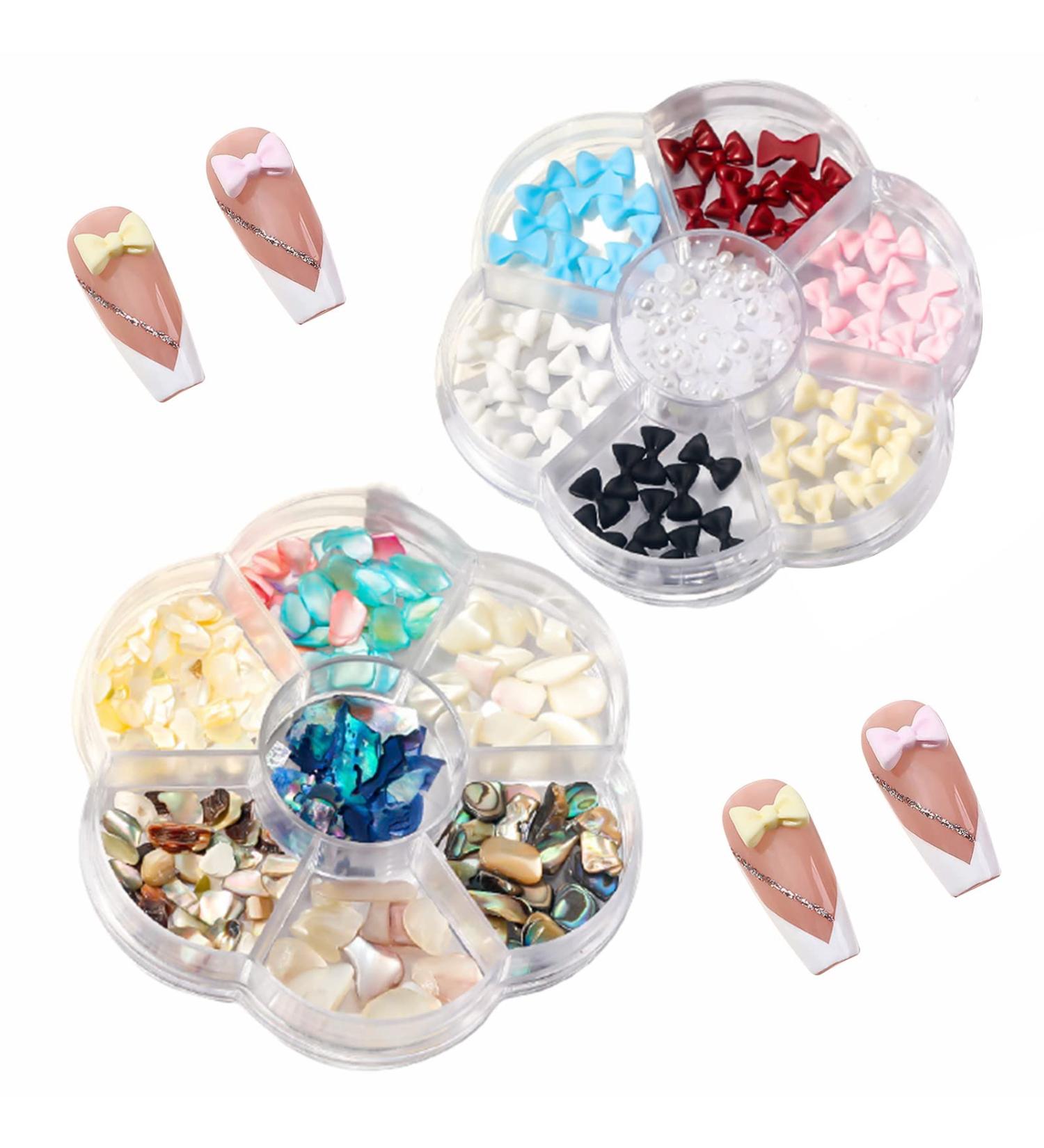 3D Nail Art Decoration - Irregular Shell Stones Mussel Discs Nail Beads & Accessories for Women & Girls - International Shipping Available - Buy Online on GoSupps.com
