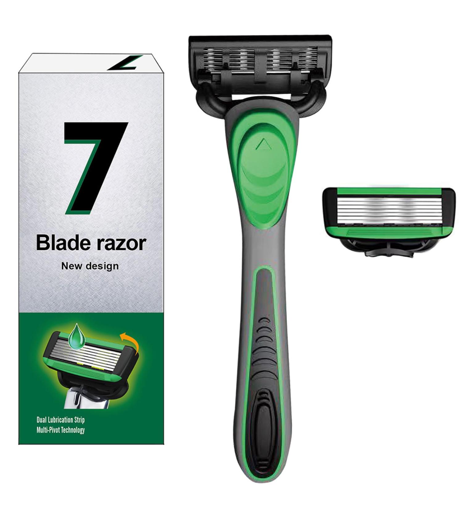 Fehploh Stainless Steel Manual Razor | 1 Handle + 2 Blades | Classic Hair Removal for Men & Women - International Shipping Available - Buy Online on GoSupps.com