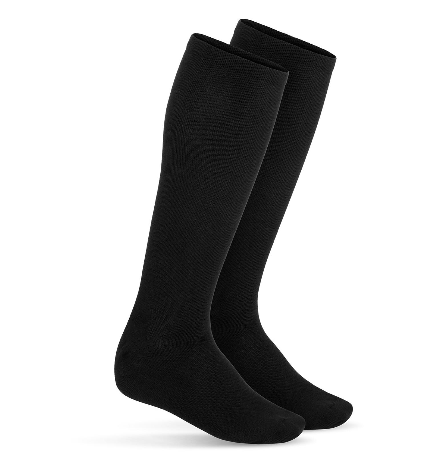 Tarjane compression stockings 1 pair knee highs with support function 35/38 black