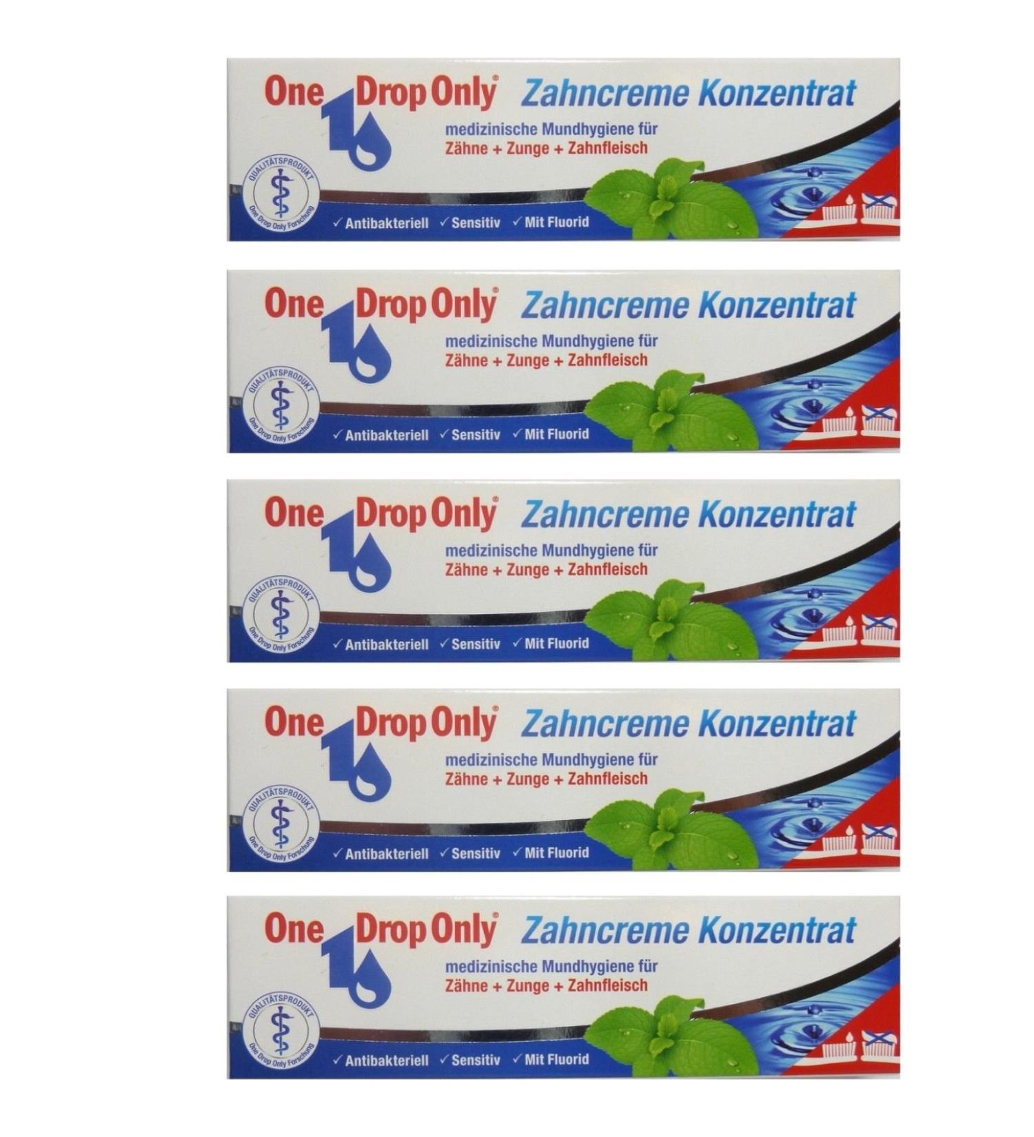 5x One Drop Only Toothpaste Concentrate 25ml Antibacterial Toothpaste Toothpaste