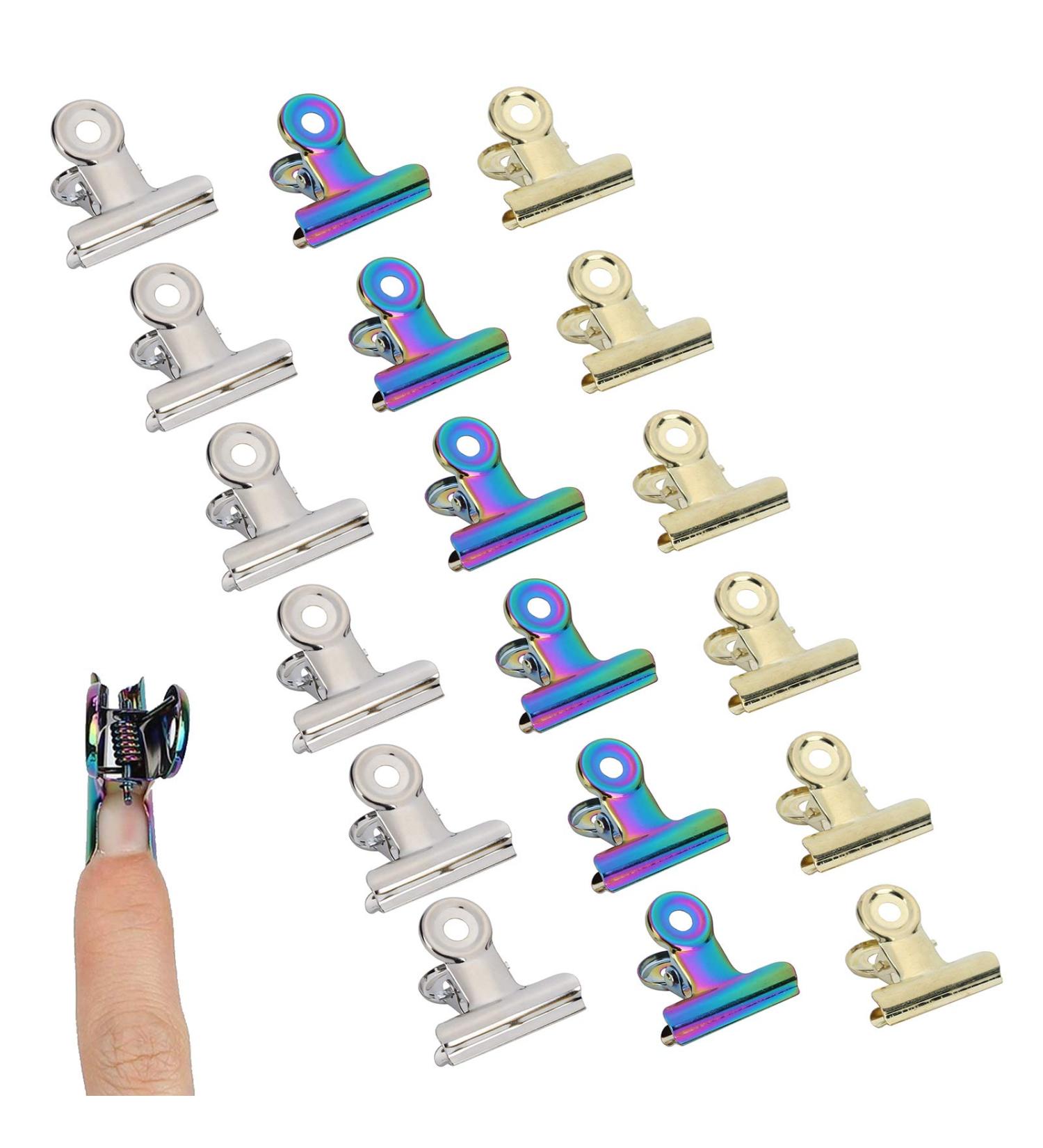 18-Piece Stainless Steel Nail Extension Tweezers Set | Nail Art Tools & Accessories for Manicure - Buy Online on GoSupps.com