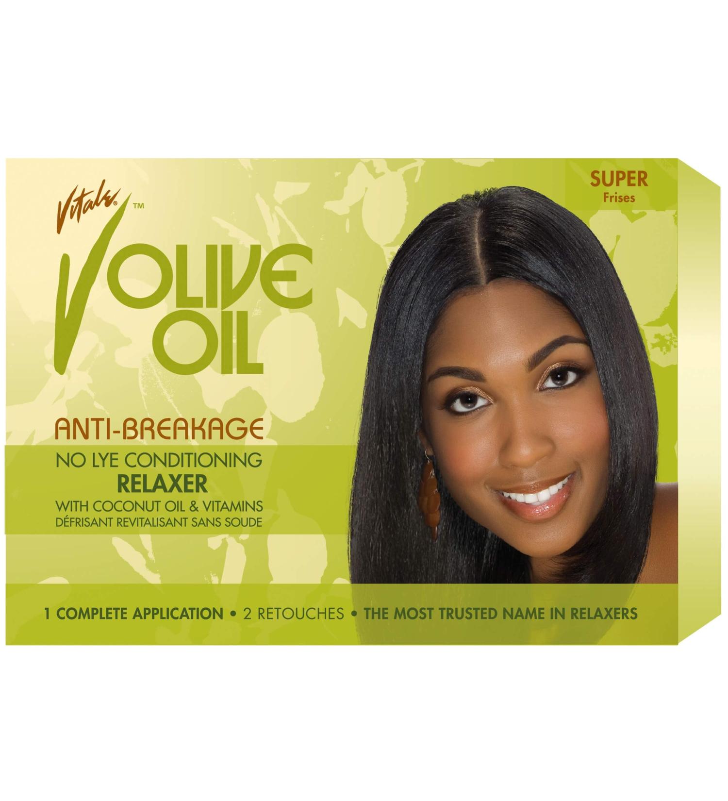 Vitale Olive Oil Relaxer Kit Super Green - Smooth Nourish & Style Your Hair Worldwide - Buy Online on GoSupps.com