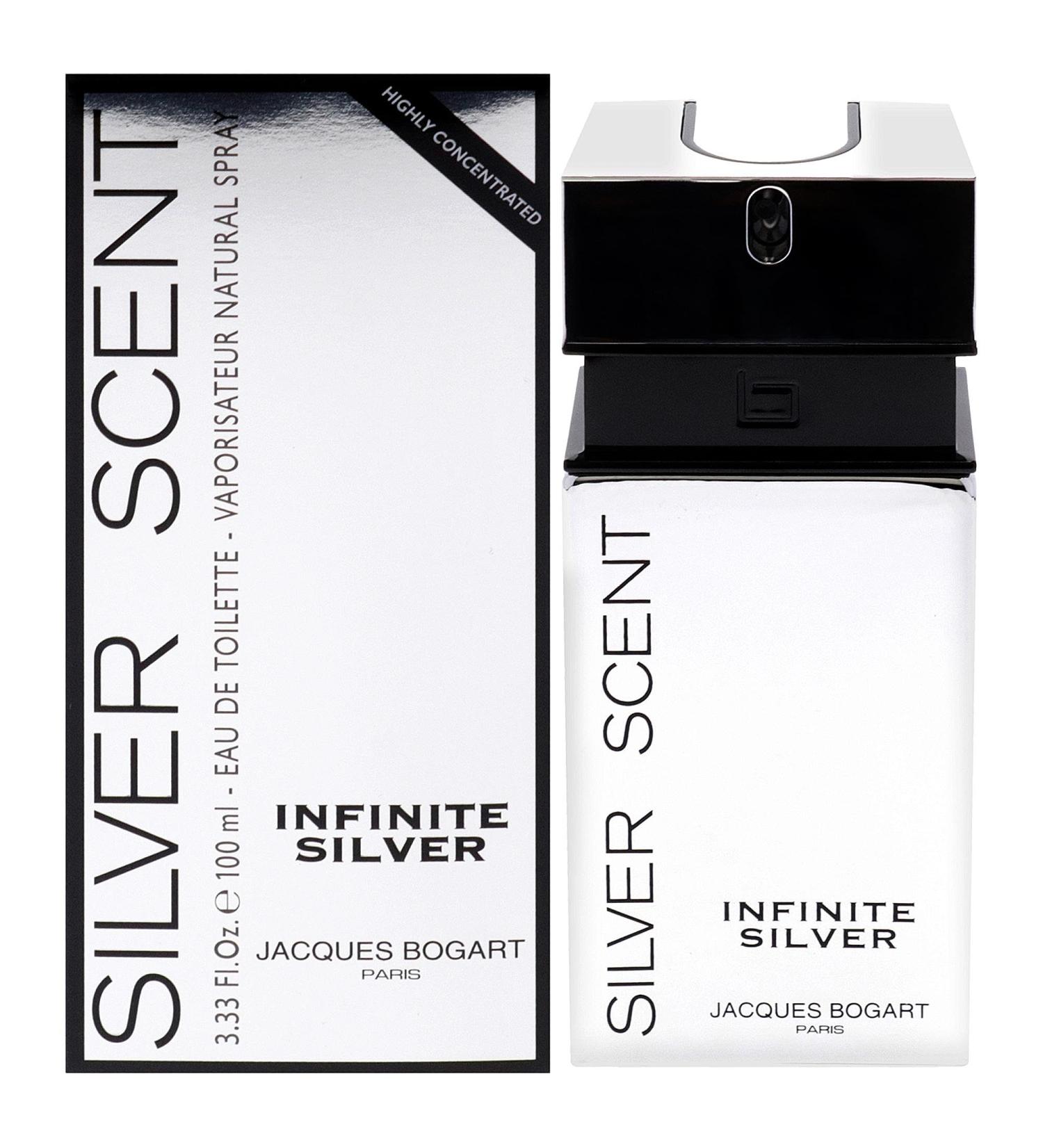 Jacques Bogart Silver Scent Infinite Silver by Jacques Bogart for Men - 3.33 oz EDT Spray - Buy Online on GoSupps.com