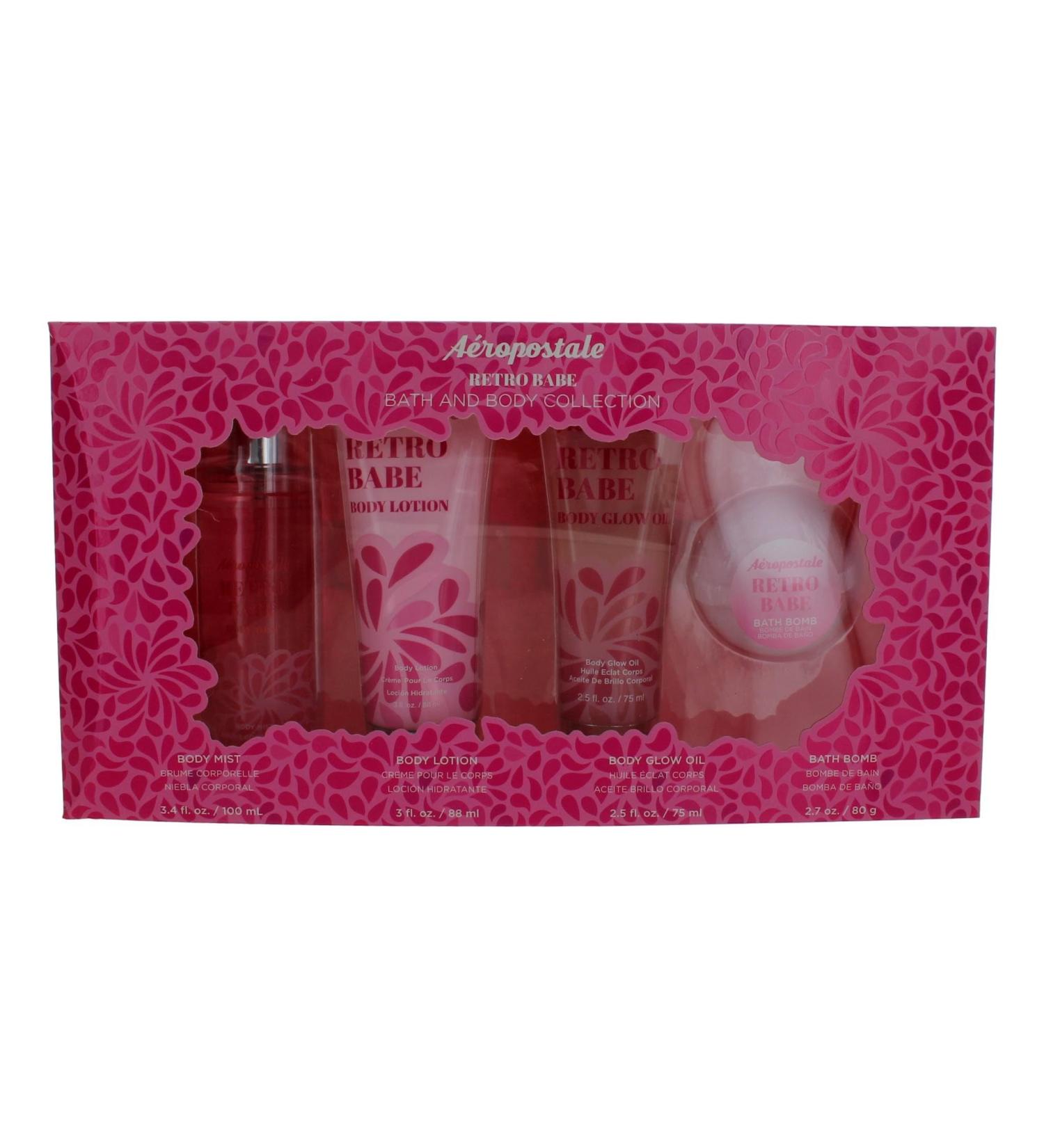 AEROPOSTALE Retro Babe 4 Piece Bath and Body Collection