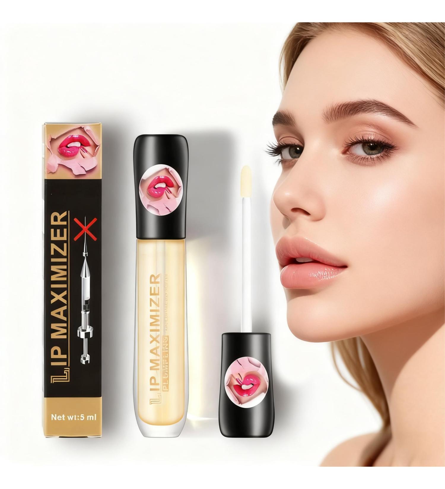 Busftlst Lip Plumper Gloss, Natural Lip Plumper, Enhancer and Make Fuller and Moisturizing, Beautiful Fuller, for Women Girls Care serum (1) - Buy Online on GoSupps.com