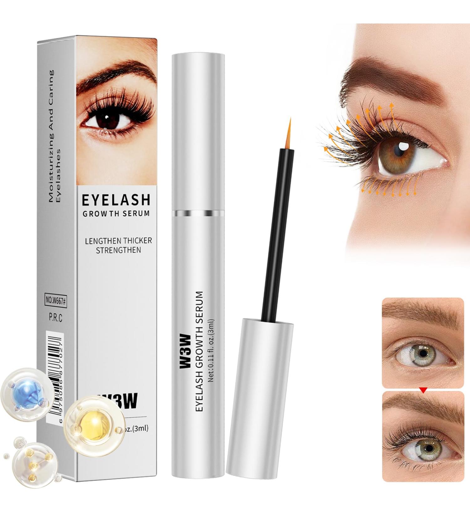 Premium Eyelash Growth Serum - Boost Fuller Thicker Lashes & Brows | 1PC Gentle Formula (3ml) - International Shipping Available - Buy Online on GoSupps.com