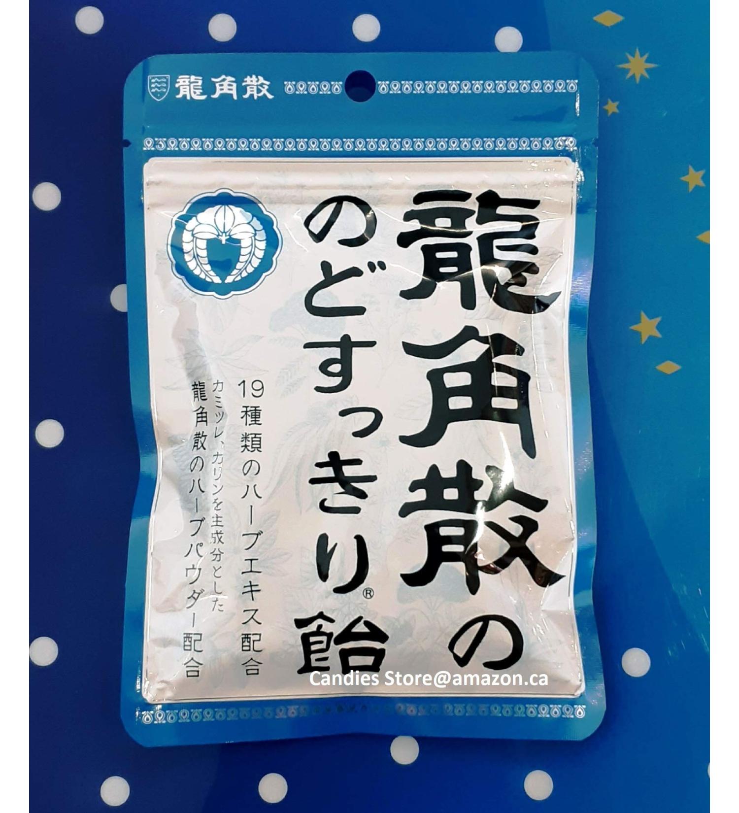 RYUKAKUSAN Nodo Sukkiri AME Herb & Mint Candy (Original)