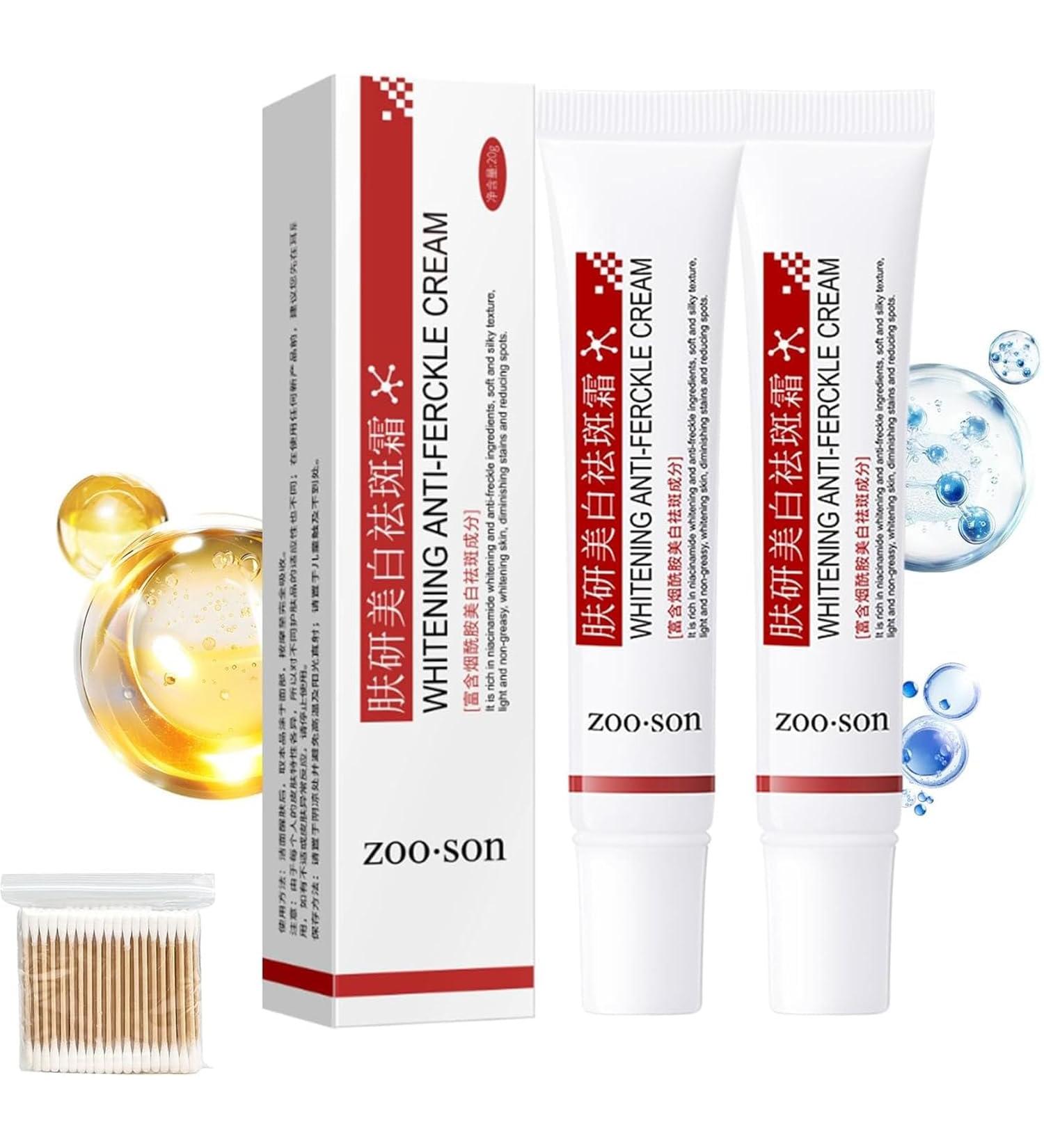 Fuyan Cr me blanchissante et anti-reckle Fuyan Cr me blanchissante claircissante hydratante douce et l g re pour un teint uniforme et une peau plus claire (2) - Buy Online on GoSupps.com