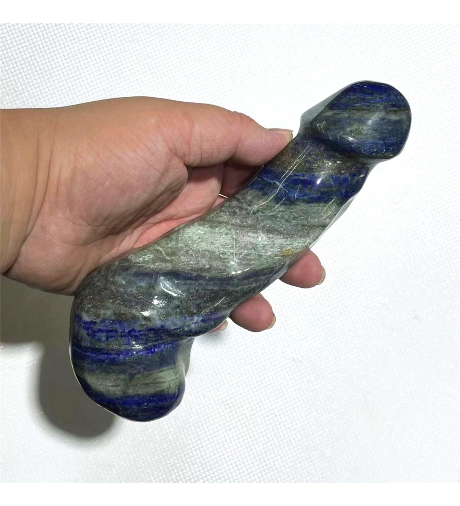 20cm Authentic Lapis Lazuli Crystal Handicraft Gift for Women - Natural Quartz Carved Figure Toy - Buy Online on GoSupps.com