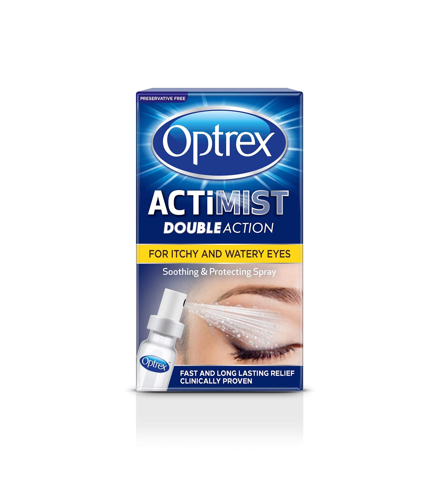 Optrex ActiMist 2-in-1 Eye Spray for Itchy & Watery Eyes - 10ml | Optrex - Buy Online on GoSupps.com