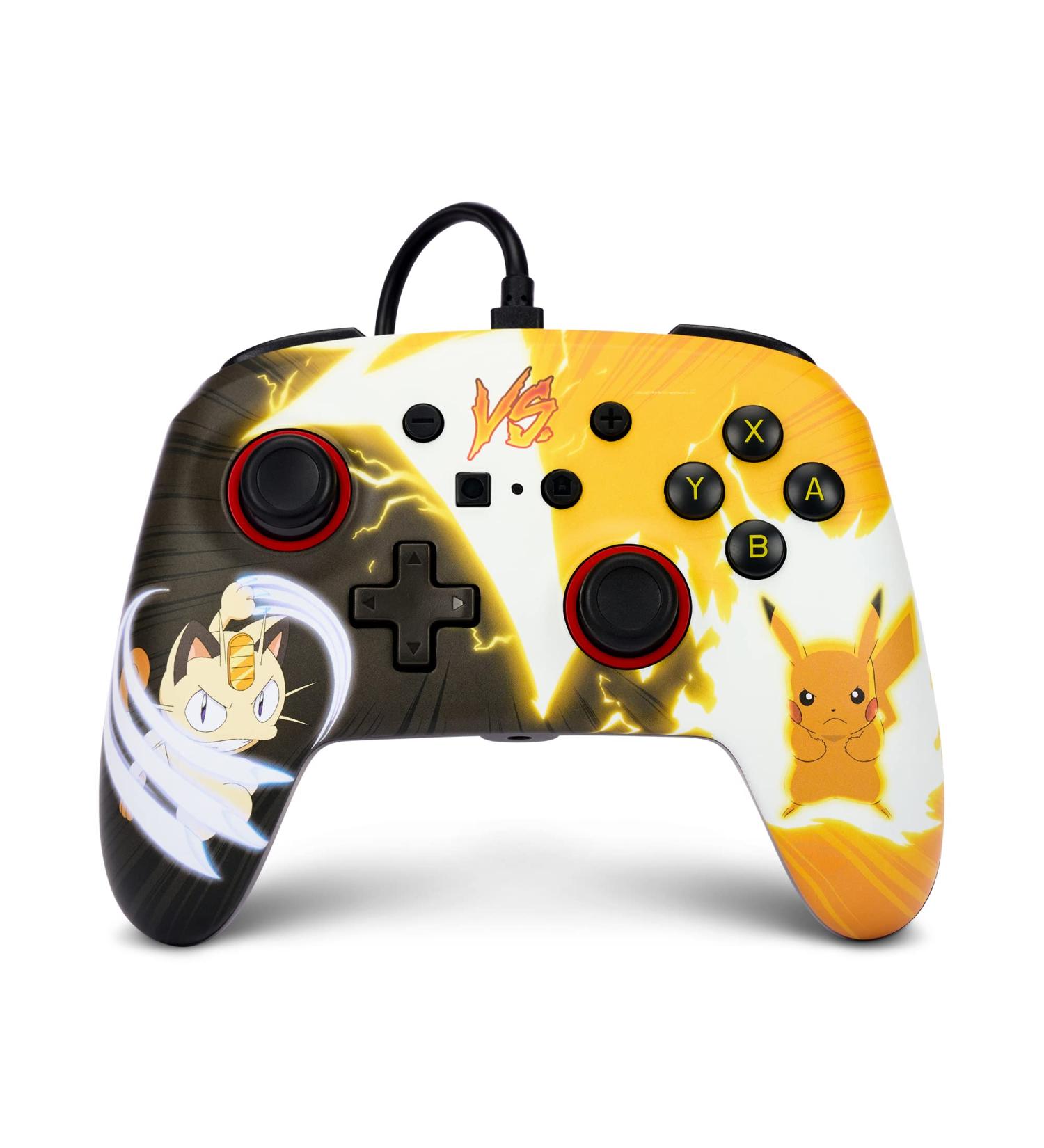 PowerA Enhanced Wired Controller for Nintendo Switch - Pok mon: Pikachu vs. Meowth Pok mon: Pikachu vs. Meowth - Buy Online on GoSupps.com