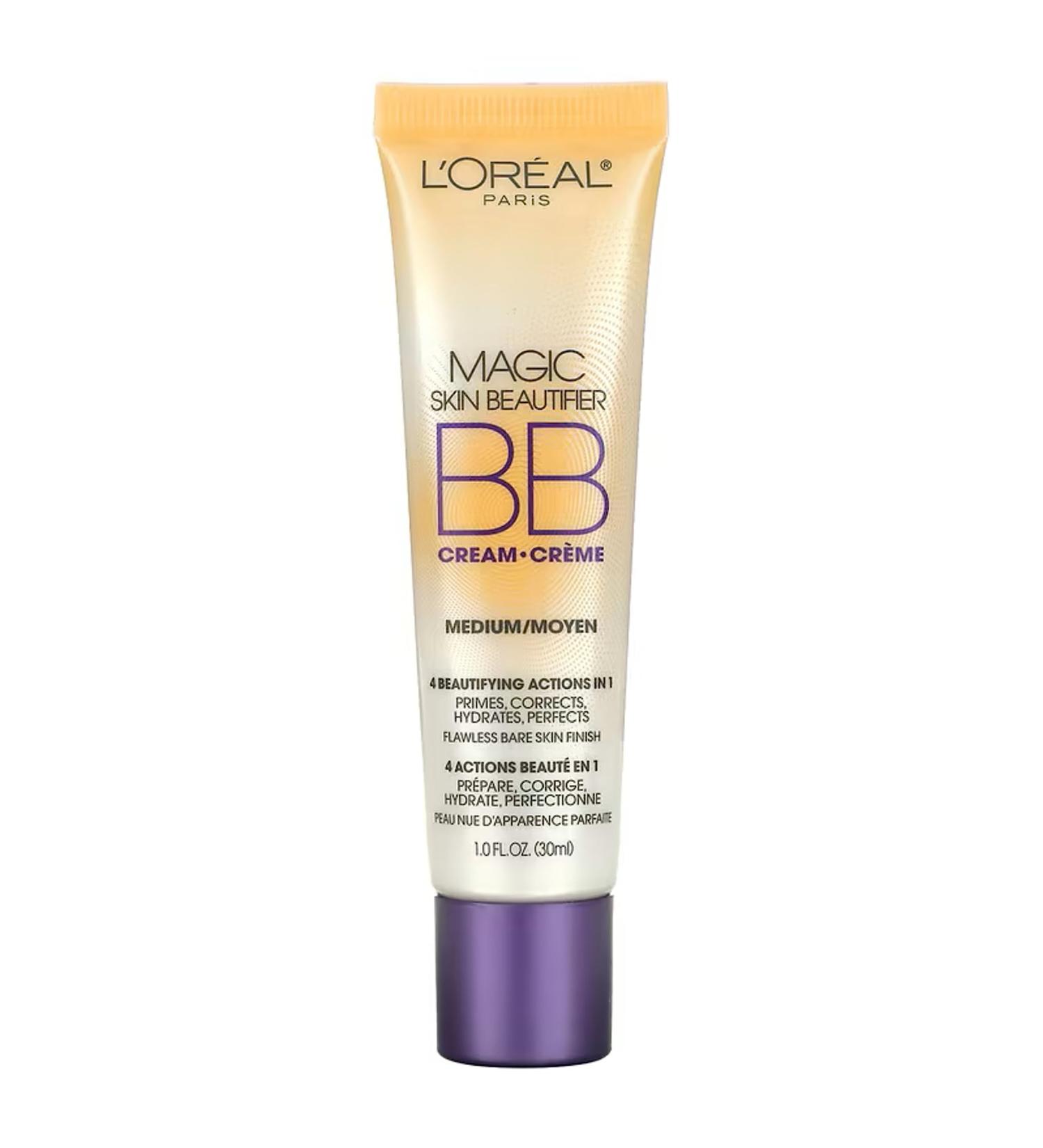 L Or al Paris Skin Beautifier Magic BB Cream 4-in-1 Ultra-Light Lotion Medium 30 mL New Formula Medium - Buy Online on GoSupps.com