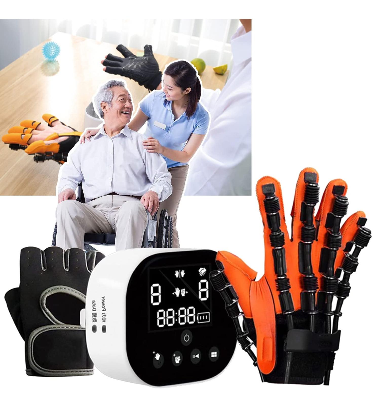 Finger Rehabilitation Trainer Robot Gloves Finger Orthosis Training Intensity Can Be Adjusted for Functional Improvement of The Hands Right-S Right Medium - Buy Online on GoSupps.com
