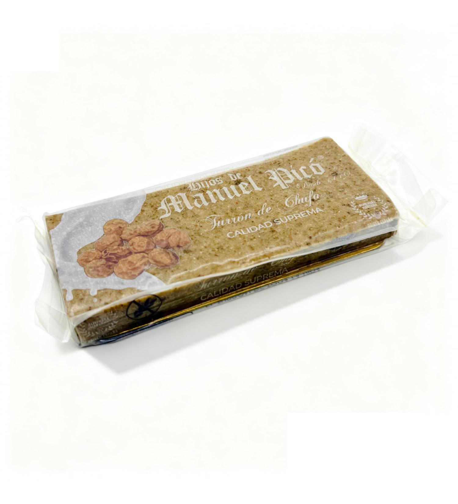  Hijos de Manuel Pic Children of Manuel Pic - Artisanal Tiger Nut Nougat 300g - Exclusive Product - Spanish Ingredients - Traditional Valencian Tiger Nut Sweetness - Made in Jijona - Gourmet Product - Buy Online on GoSupps.com