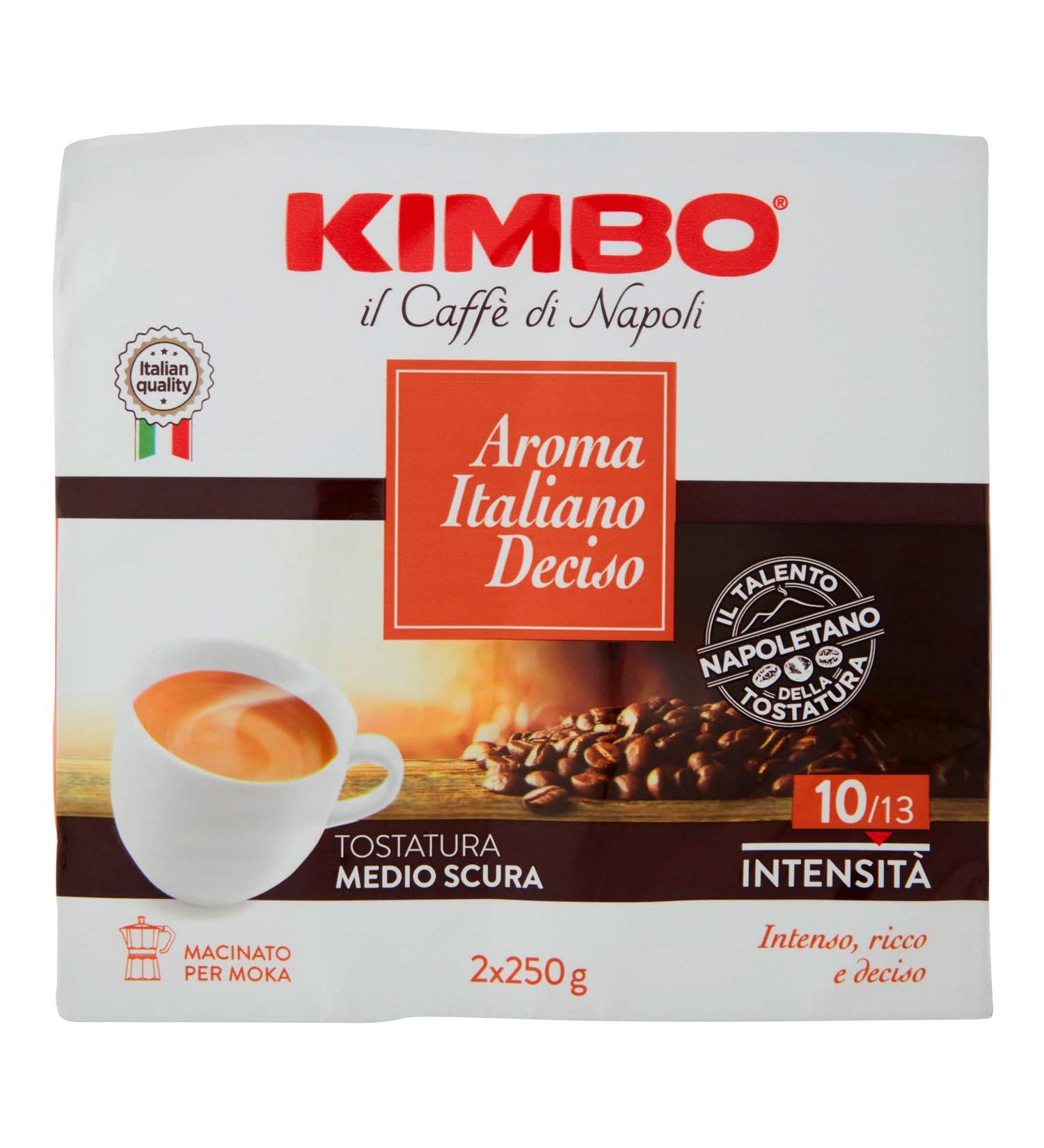 Caf Kimbo Aroma italiano gusto deciso 2x250g - Buy Online on GoSupps.com