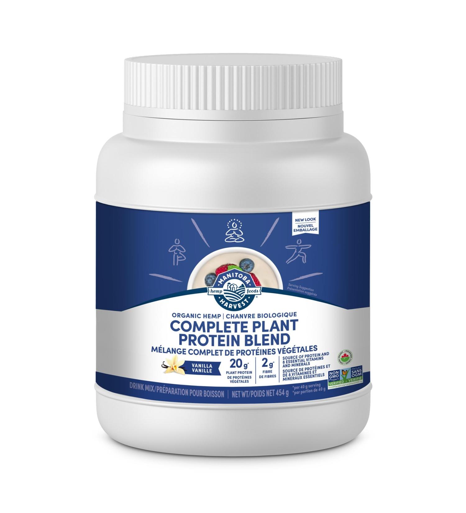 Manitoba Harvest Hemp Yeah Vanilla Protein Powder 454 GR - Buy Online on GoSupps.com