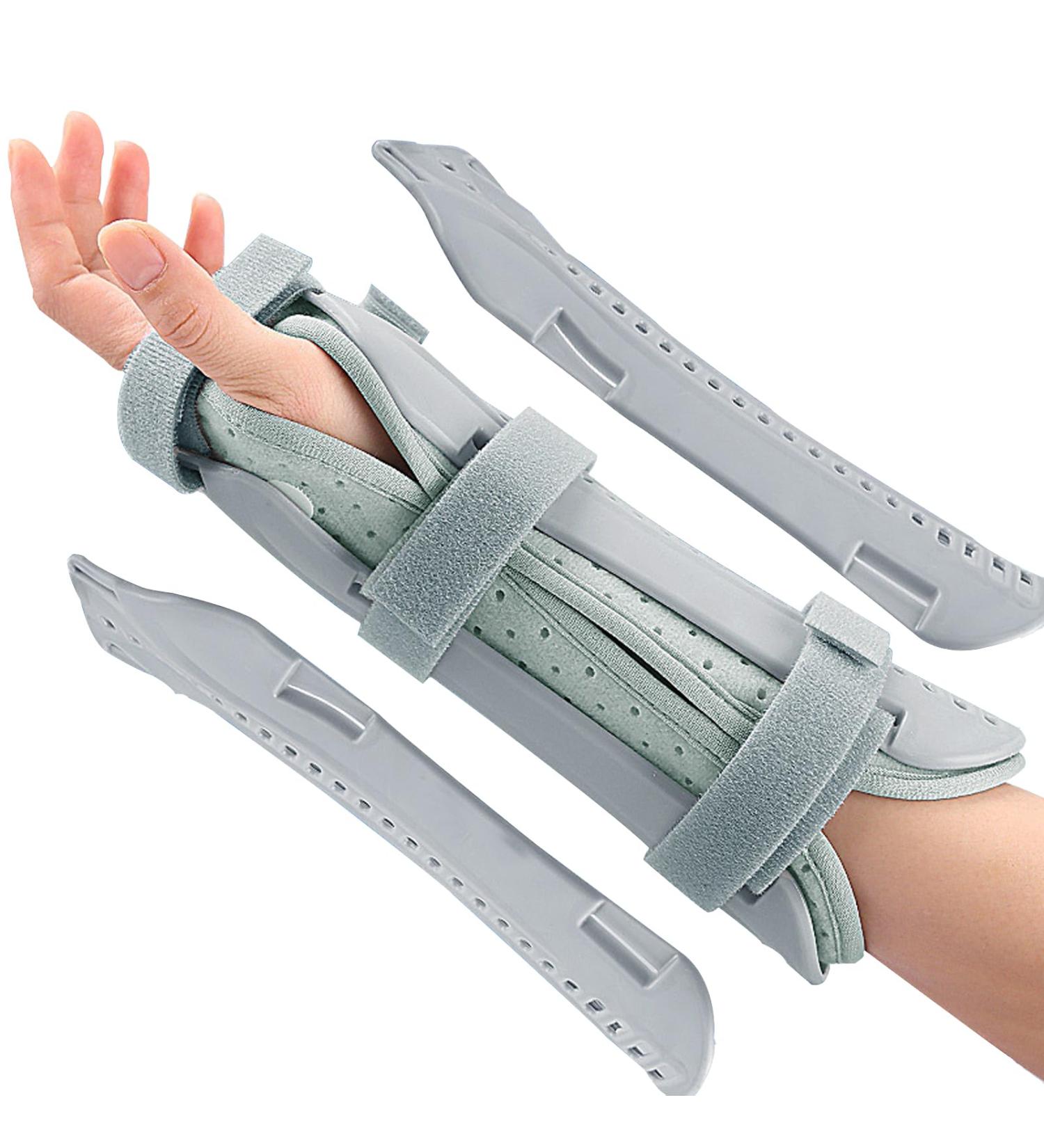 Forearm & Wrist Support Brace Splint - Breathable Carpal Tunnel Immobilizer for Pain Relief Sports Injuries & Sprains (Left - Buy Online on GoSupps.com
