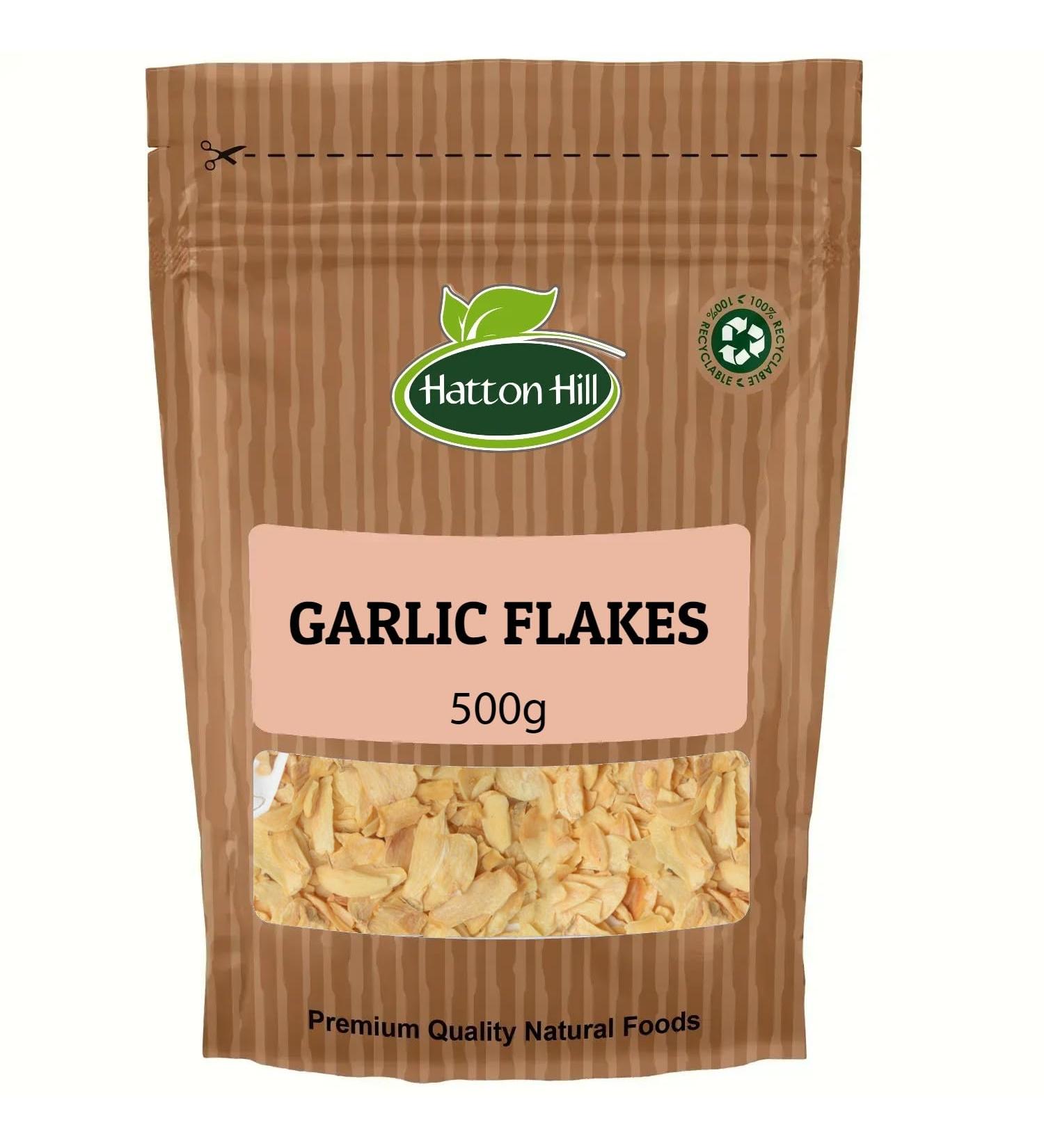 Garlic Flakes 500g by Hatton Hill