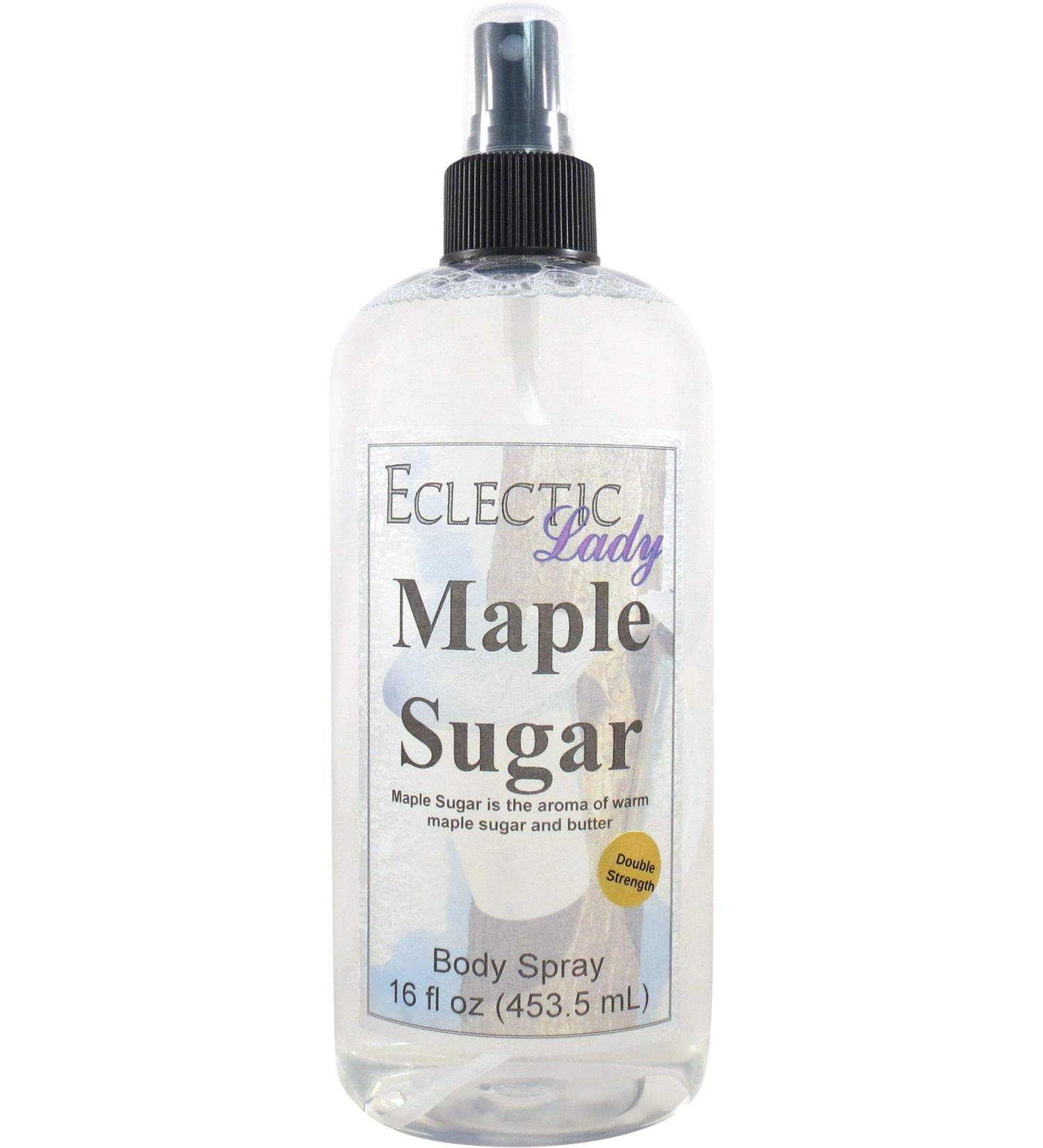 Maple Sugar Body Spray (Double Strength) 16 ounces Body Mist for Women with Clean Light & Gentle Fragrance Long Lasting Perfume with Comforting Scent for Men & Women Cologne with Soft Subtle 16 Fluid Ounces (Double Strength) - Buy Online on GoSupps.com