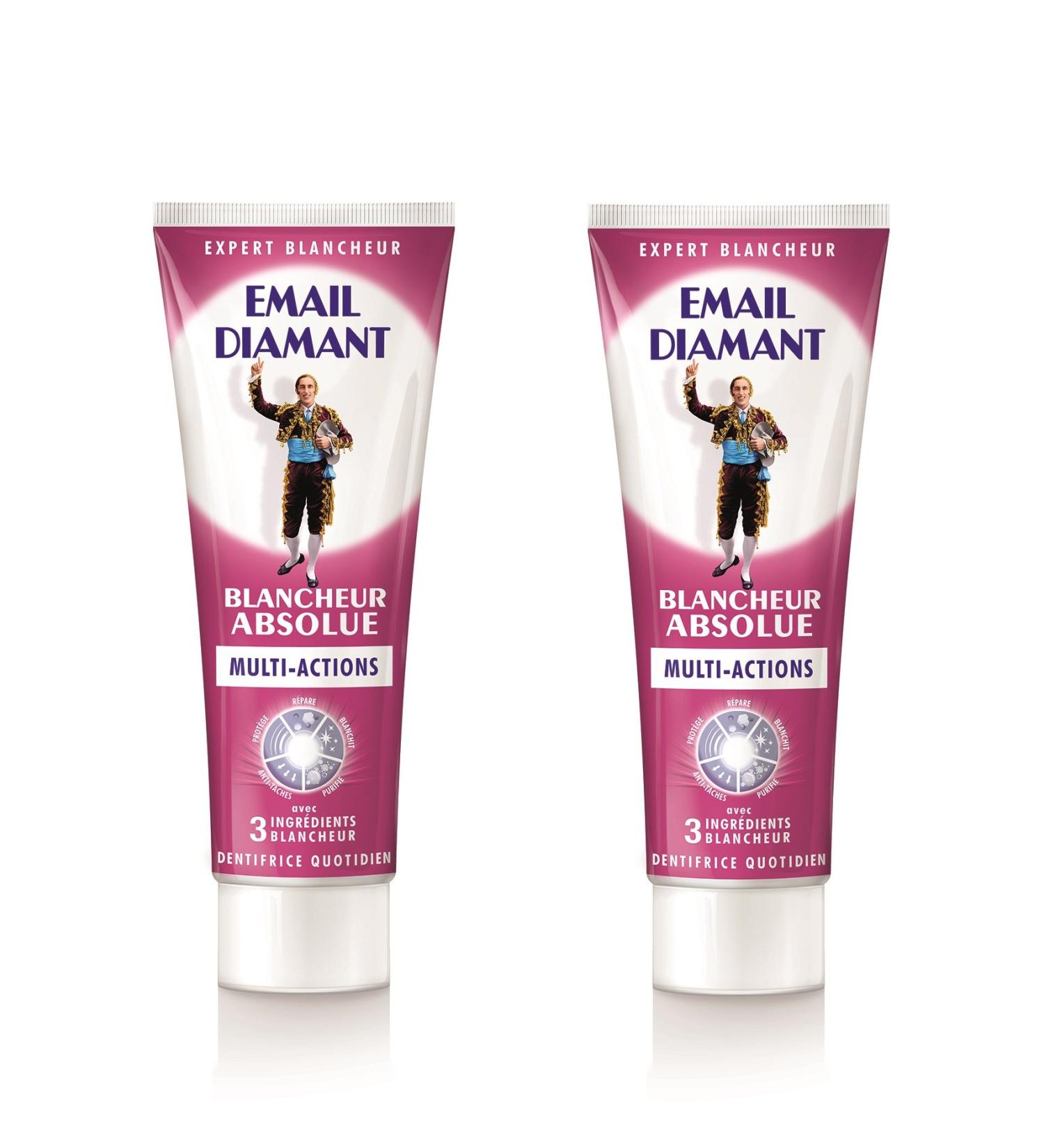 Email Diamant Toothpaste Absolue - Multi-Action Formula with 3 Whitening Ingredients - 75ml | Buy 2 Pieces for International Shipping - Buy Online on GoSupps.com