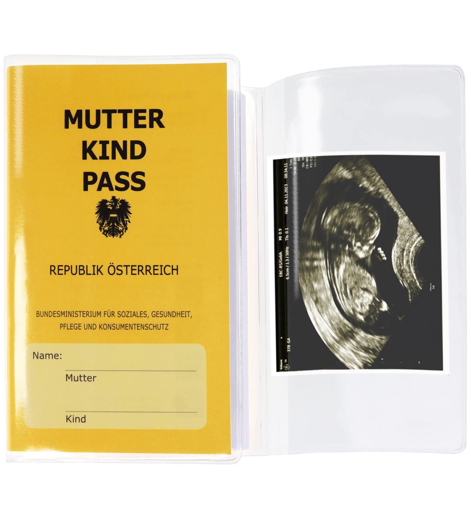 Olg's Mother-Child Pass Case | Transparent MKP Protective Cover from Austria | Ultrasound Image Organizer | Mother-Child Pass Organizer - 1 Piece - Buy Online on GoSupps.com
