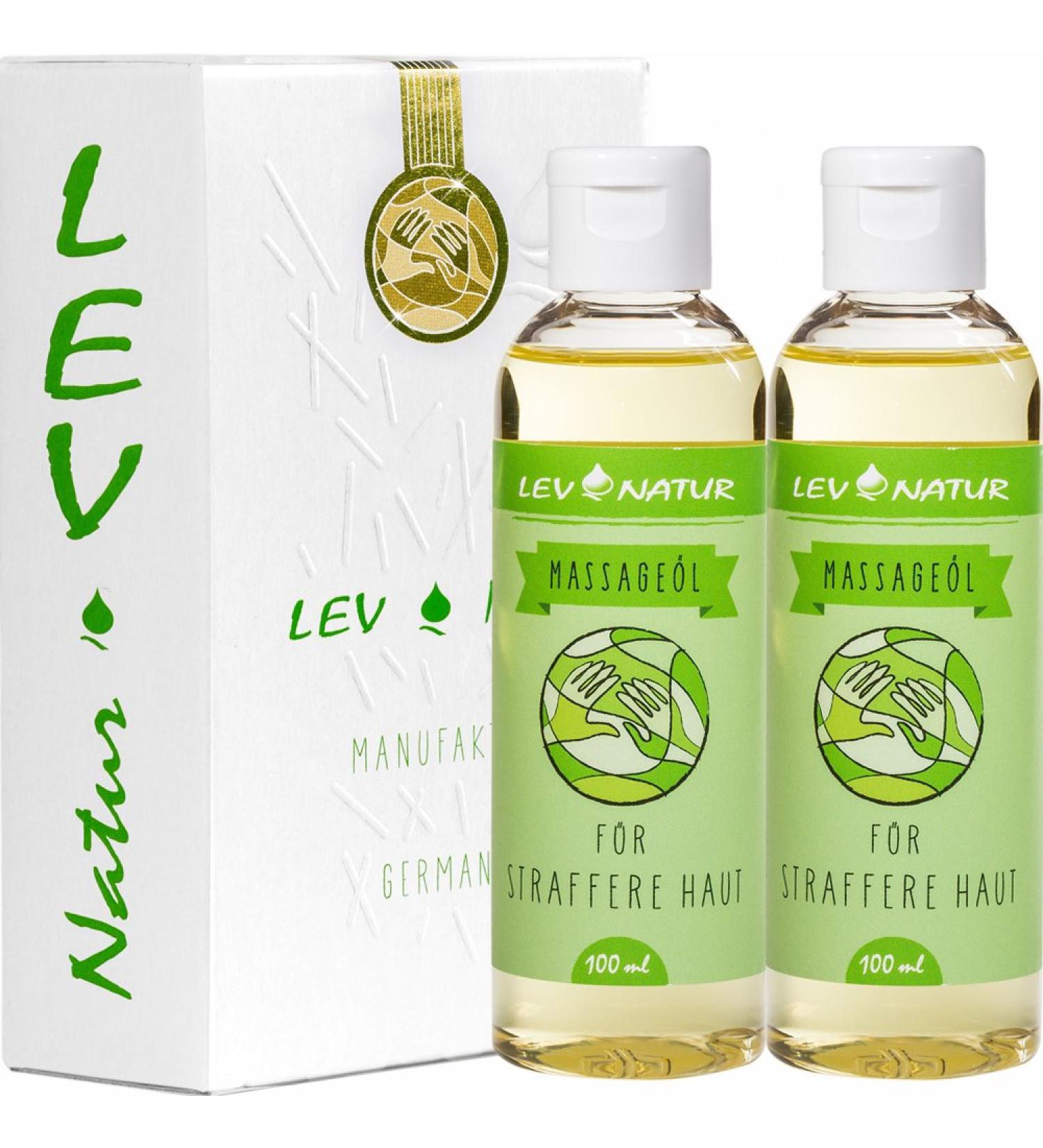 Buy Natural Massage Oil for Firmer Skin (2 x 100ml) - High-Quality Oils | Economy Package - International Shipping Available - Buy Online on GoSupps.com