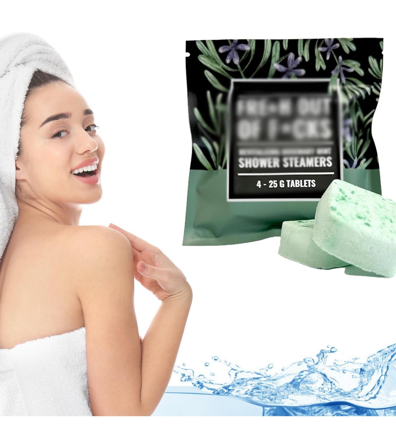 FEXPDL 1PCS Shower Steamers Gift Set Shower Shower Aromatherapy Shower Gift Set Shower Steamers Aromatherapy Birthday Gifts for Women Shower Steamers for Women Gifts Anniversaries(Rosemary) Multicoloured-1 - Buy Online on GoSupps.com
