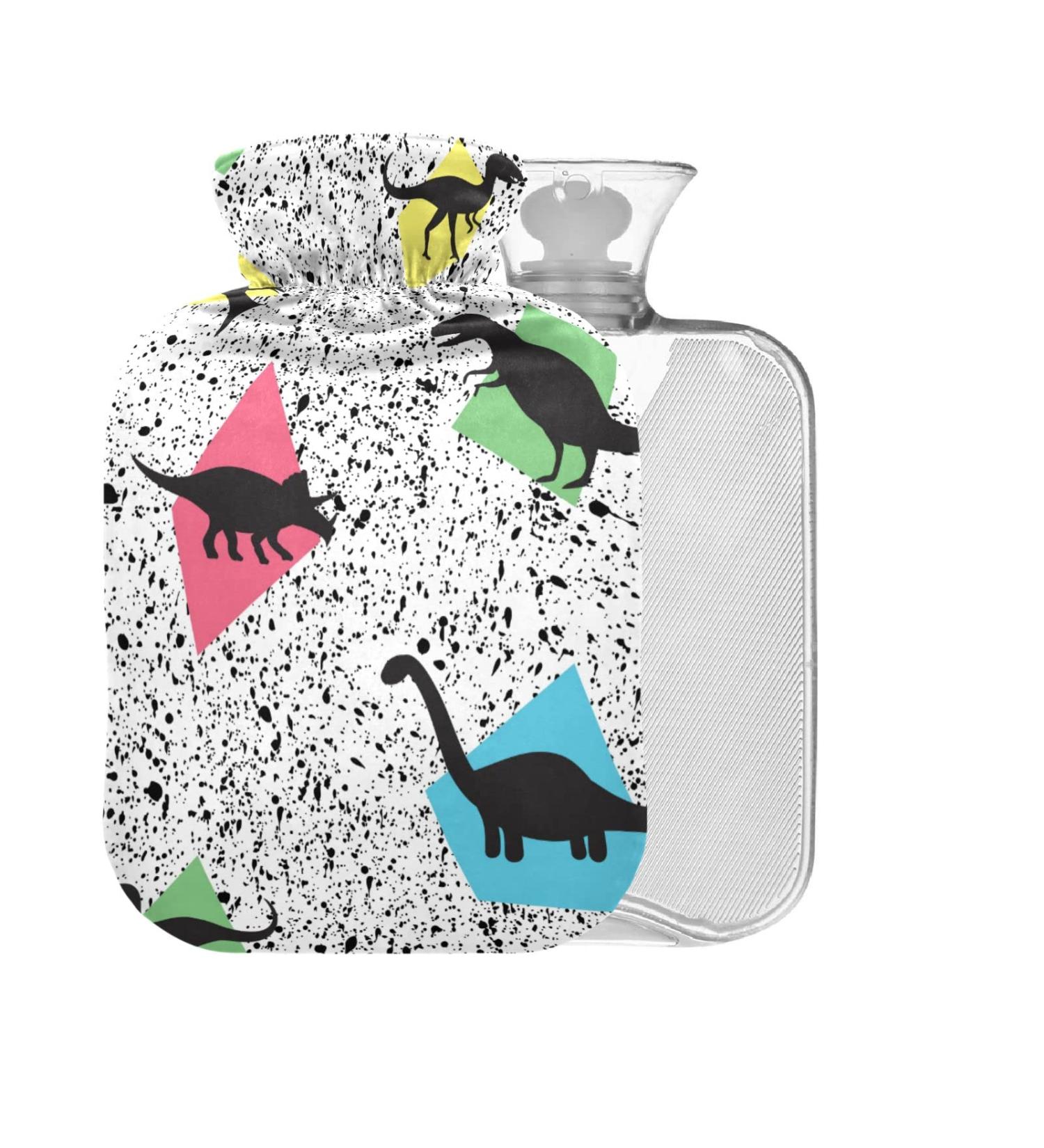 2L Large Dinosaur Hot Water Bottle with BPA-Free Cover | Pain Relief for Bed Hands & Feet - Buy Online on GoSupps.com