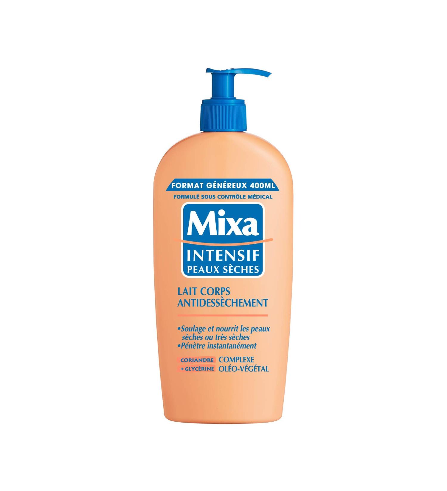 Mixa Intensif for dry skin body milk protects against dehydration large format: 400 ml 2 pieces