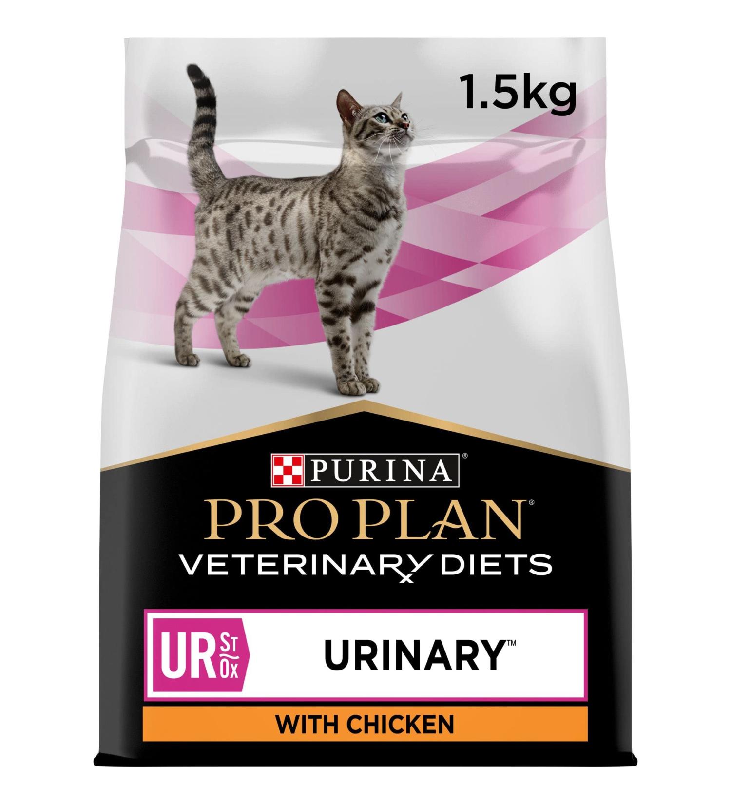 PRO PLAN VETERINARY DIETS UR Urinary Dry Cat Food Chicken 1.5kg Chicken 1.5 kg (Pack of 1) - Buy Online on GoSupps.com